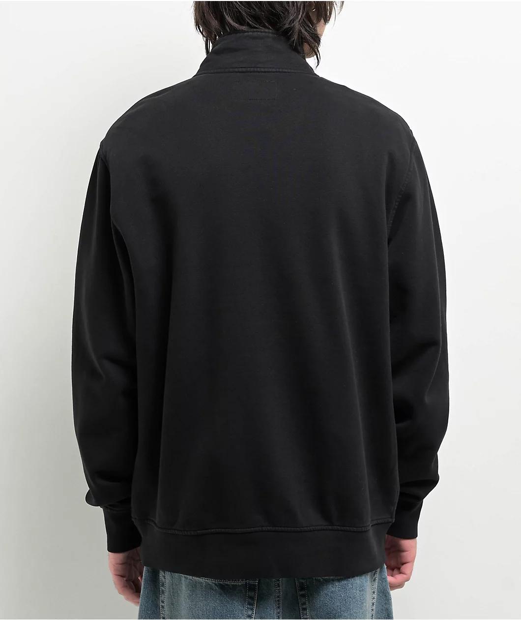 Welcome Vamp Core Black Quarter Zip Sweatshirt  Product Image