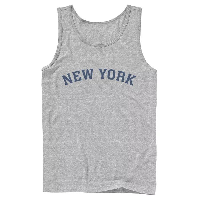 Men's City Of New York Collegiate Typographic Tank Top,  Product Image