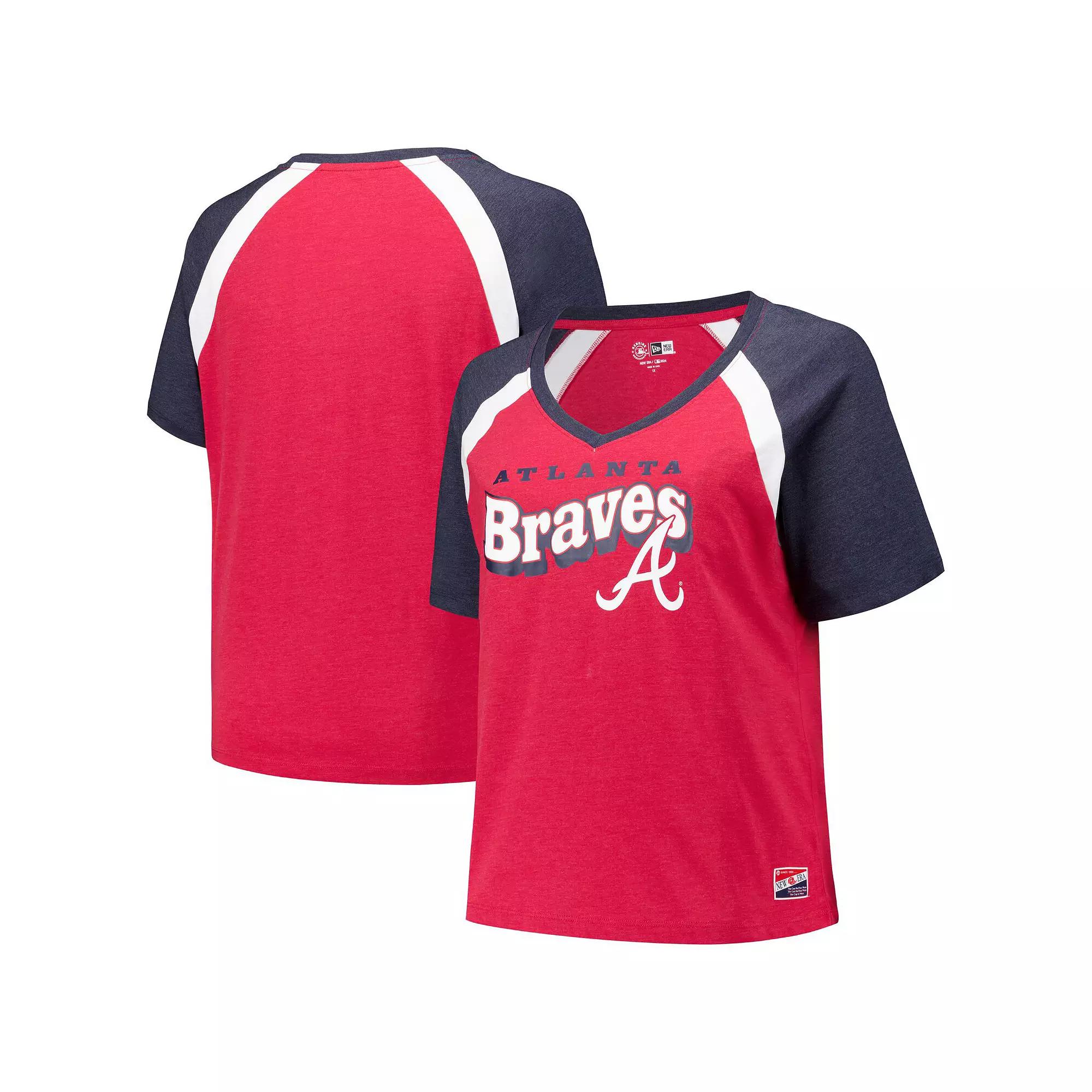Women's New Era Red Atlanta Braves Plus  Product Image