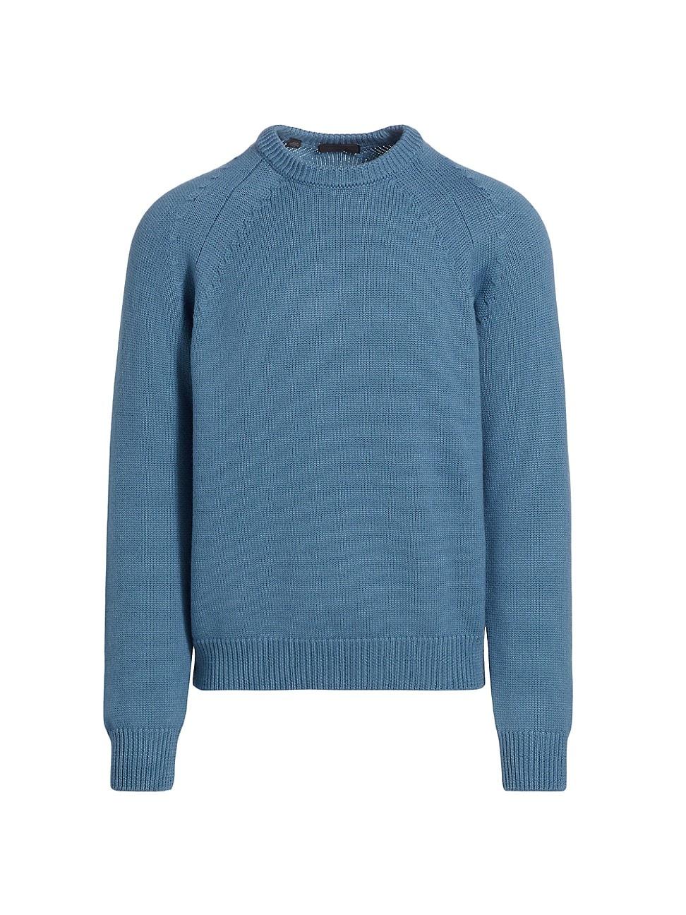 Mens COLLECTION Cable Arm Stitch Crewneck Product Image