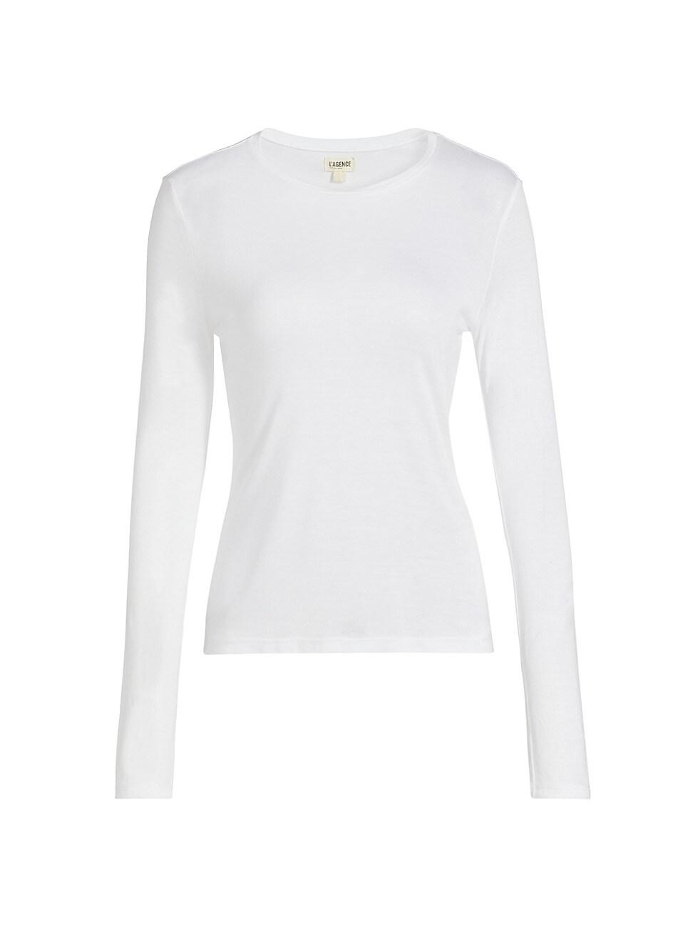 Womens Ayla Crewneck Long-Sleeve T-Shirt Product Image
