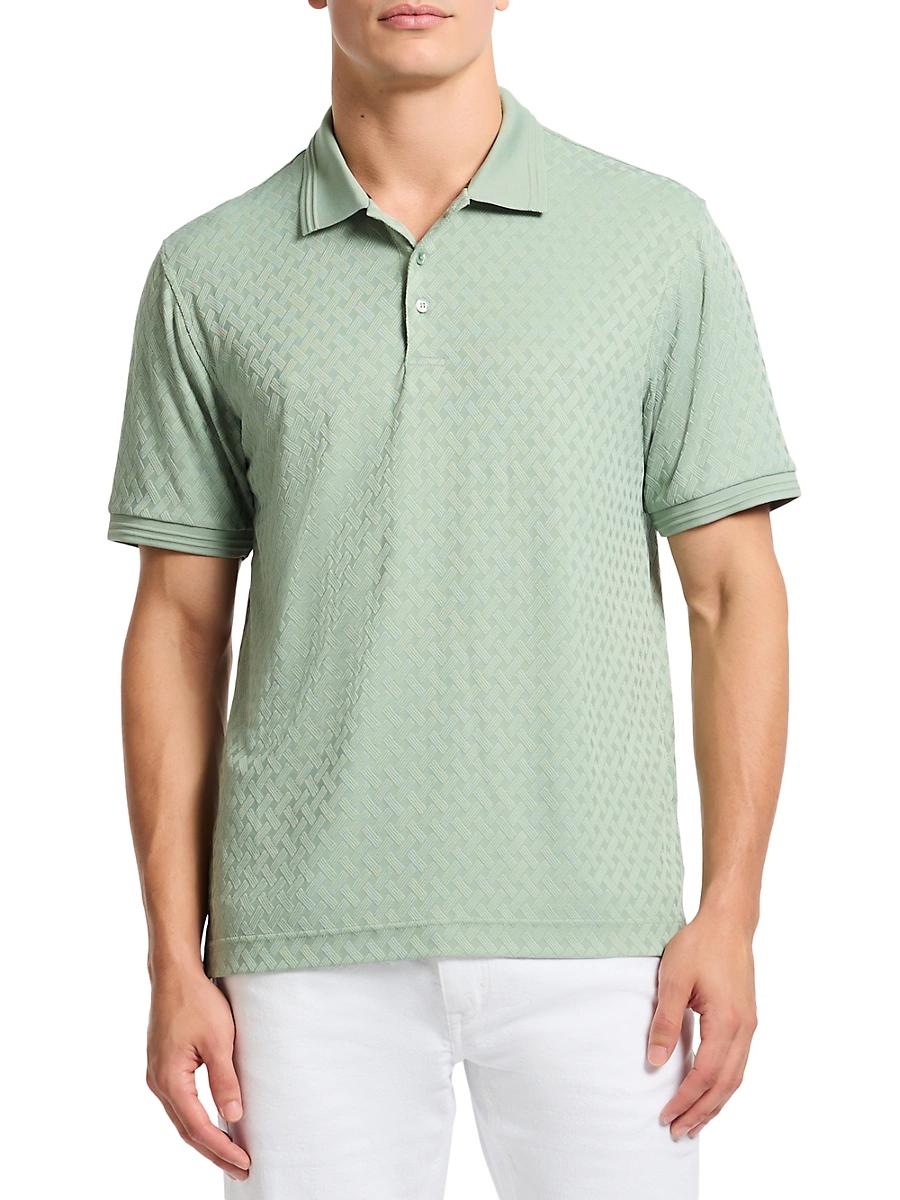Mens Elias Knit Polo Shirt Product Image