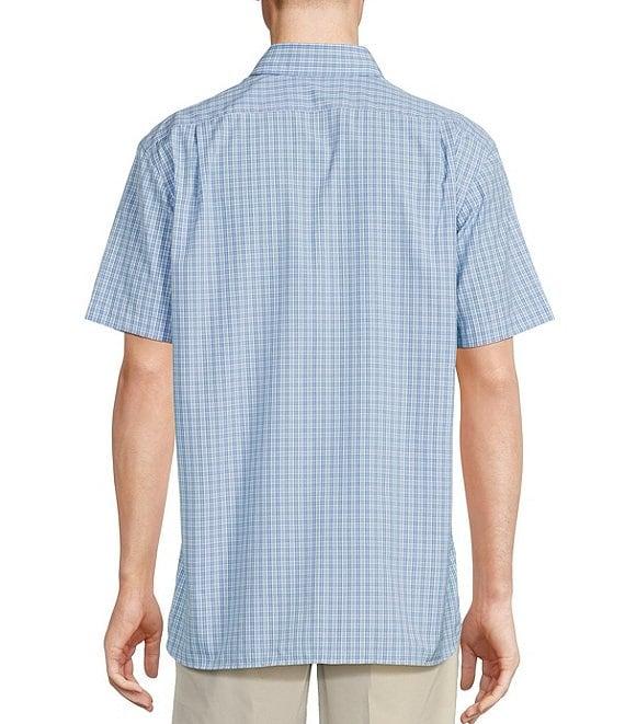 Daniel Cremieux Signature Label Poplin Plaid Short Sleeve Woven Shirt Product Image