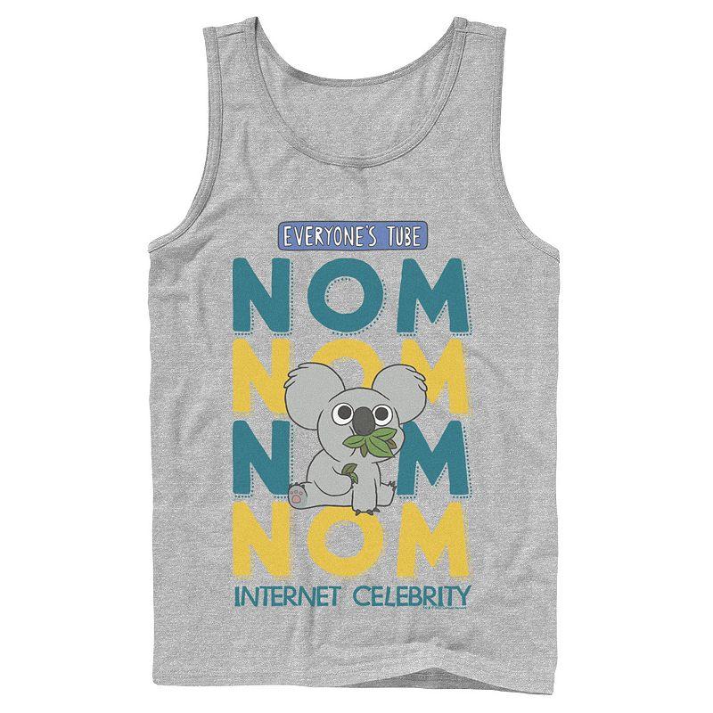 Men's Cartoon Network We Bare Bears Nom Nom Internet Celebrity Tank Top, Size: Large, Black Product Image