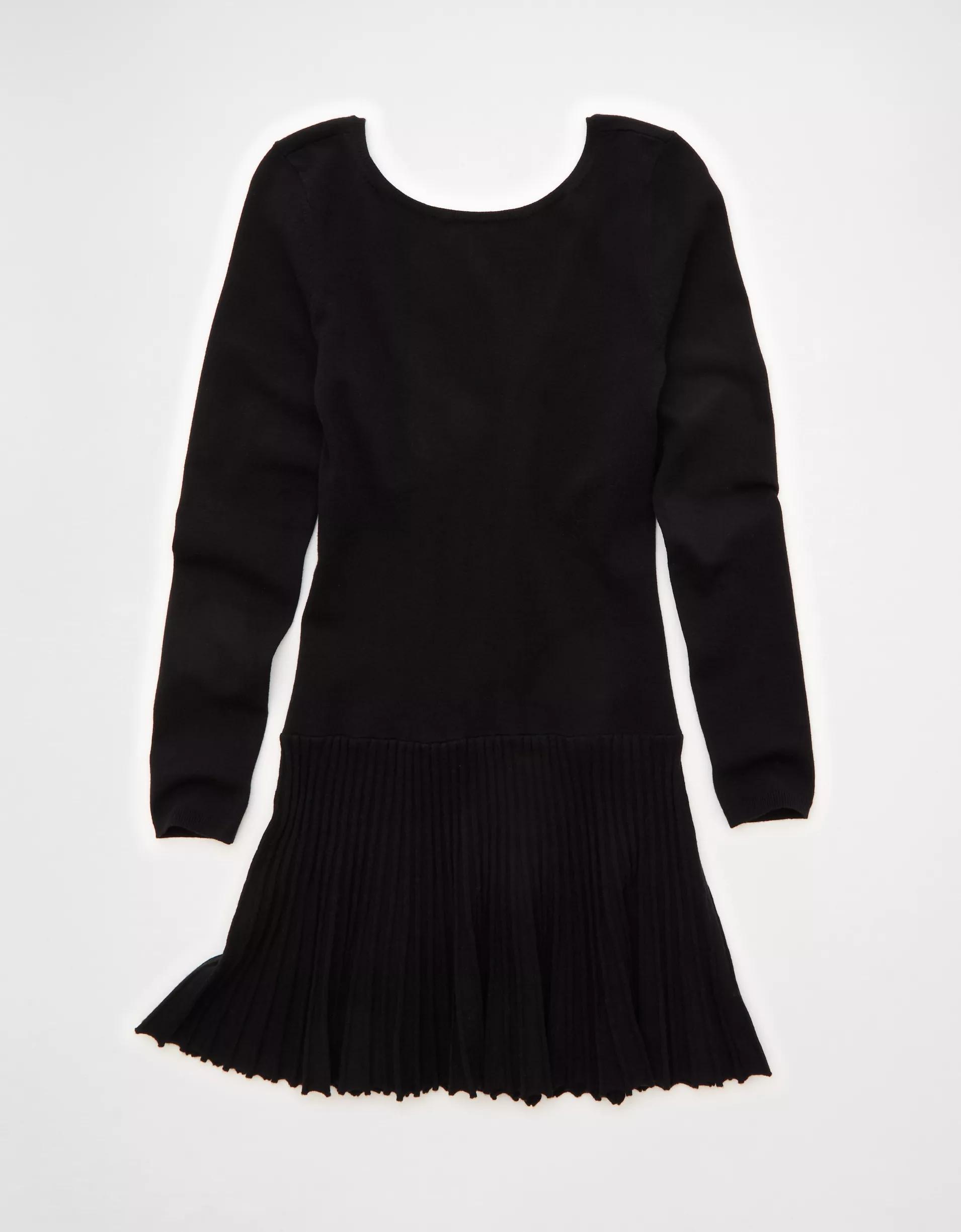 AE Drop Waist Sweater Mini Dress Product Image