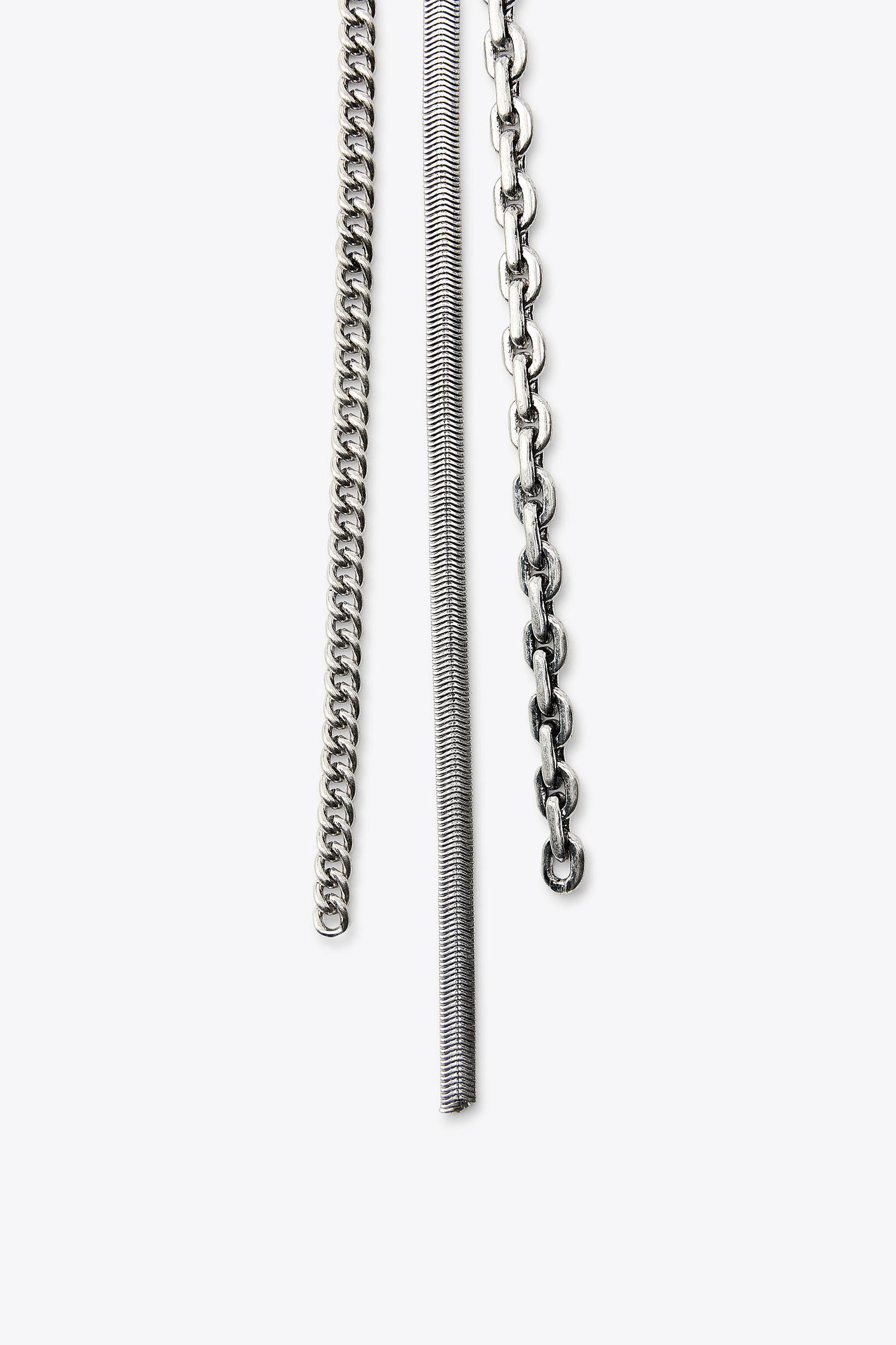 FLOWER CHAIN CHOKER NECKLACE Product Image