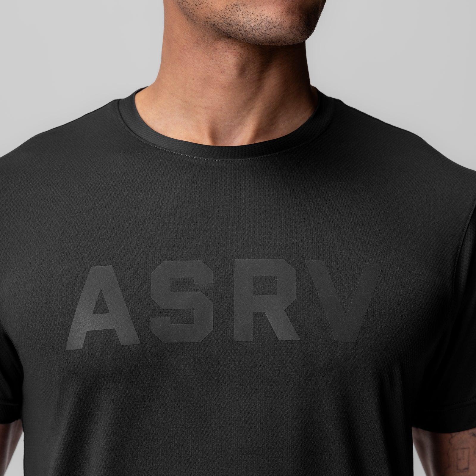 ASRV x Tonal AeroSilver® Essential Tee - Black Product Image