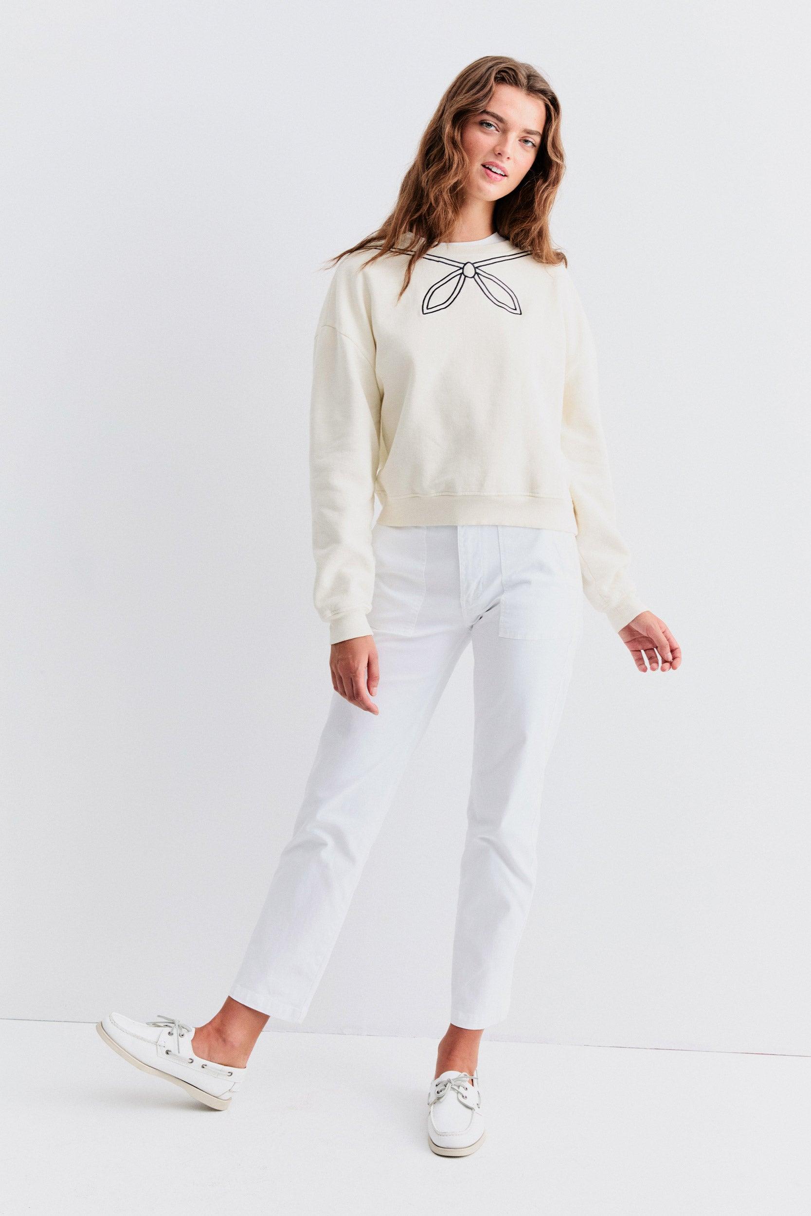 The Sailor Sweatshirt - Cream Female Product Image