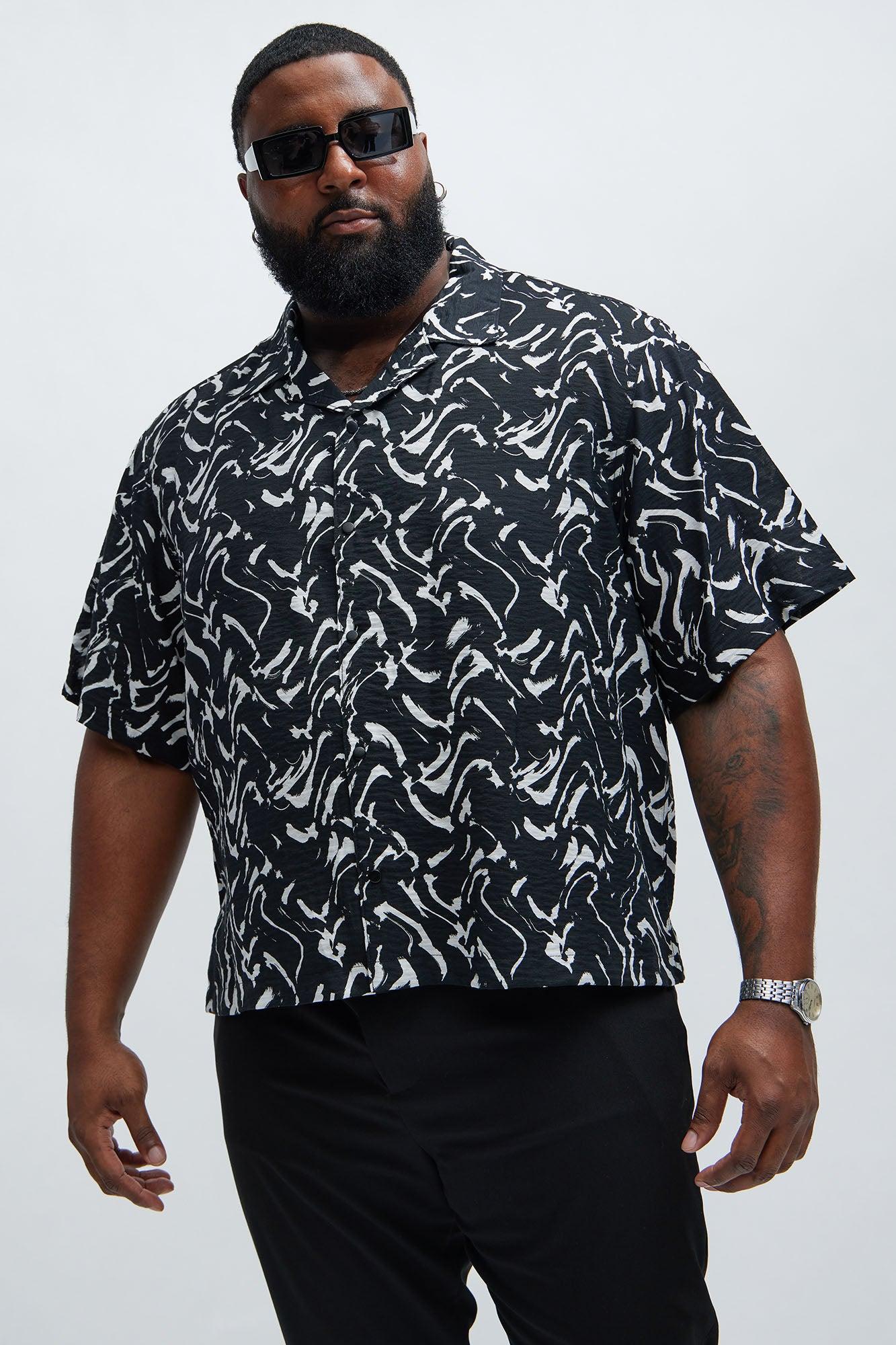 Mark Boxy Shirt - Black/combo Product Image