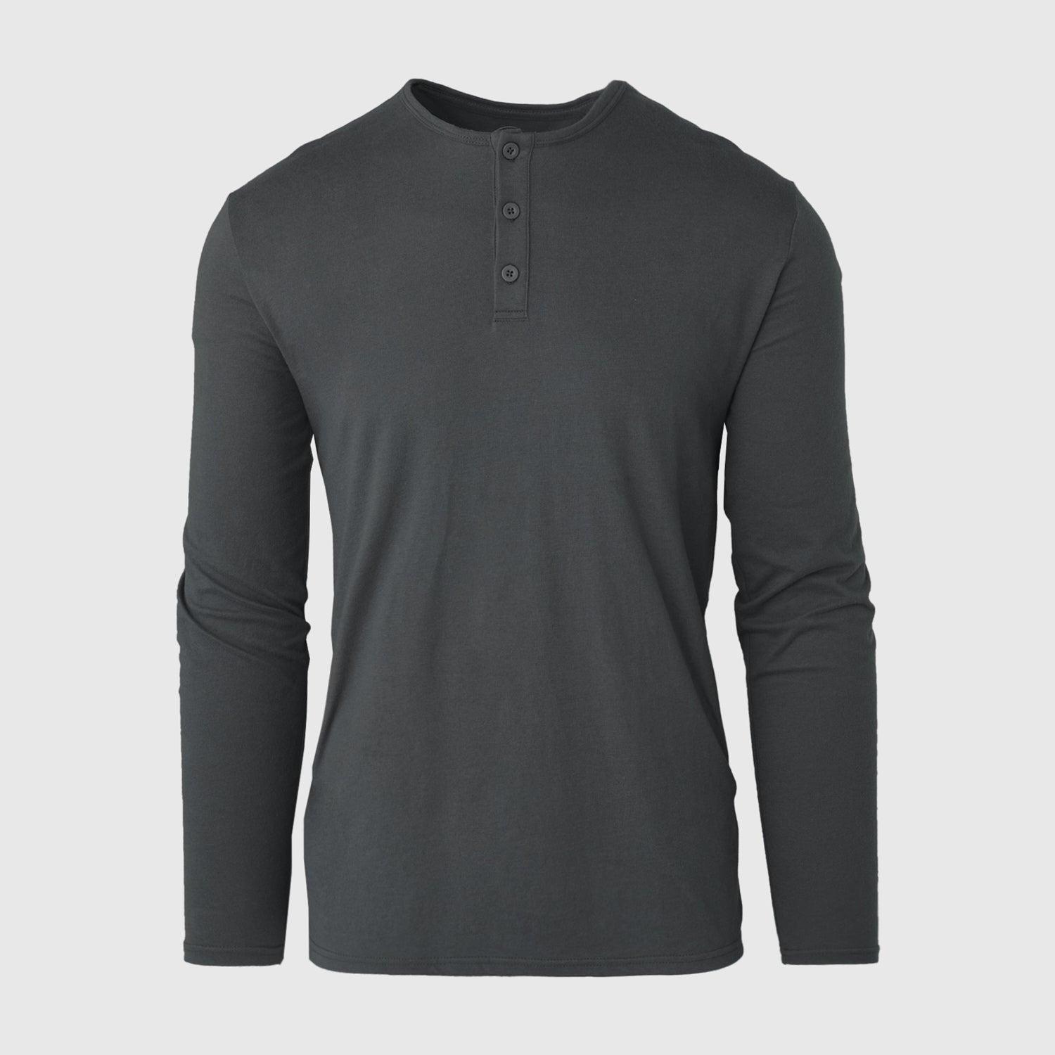 Carbon Classic Long Sleeve Henley Product Image
