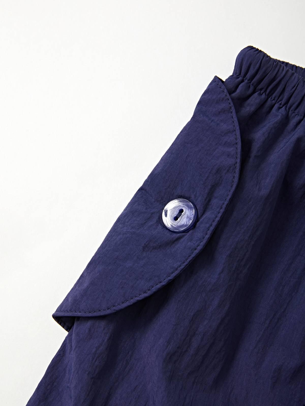 Tie Strap Baggy Parachute Cargo Pants Product Image