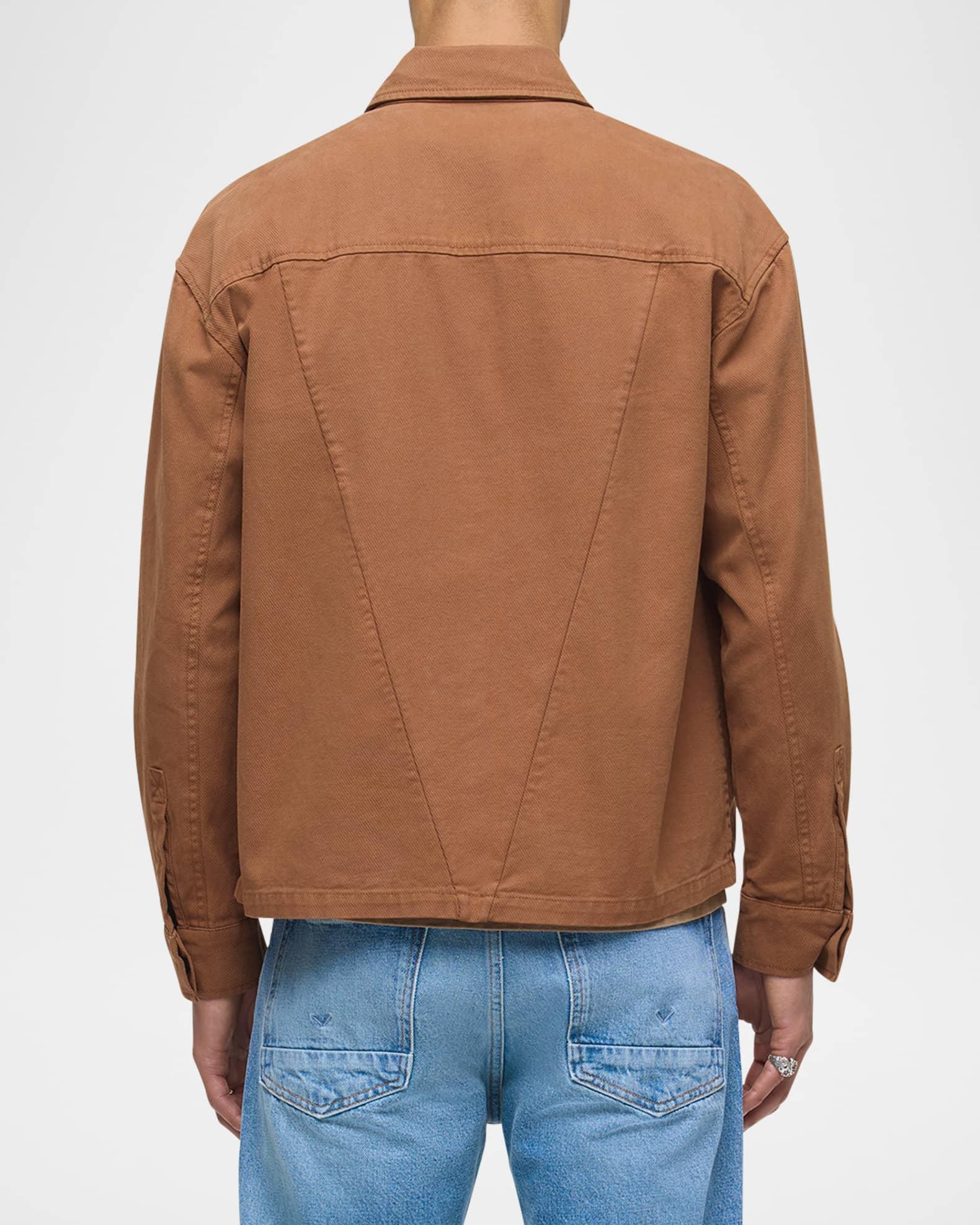 Men's Cotton Patch Pocket Shirt Jacket Product Image