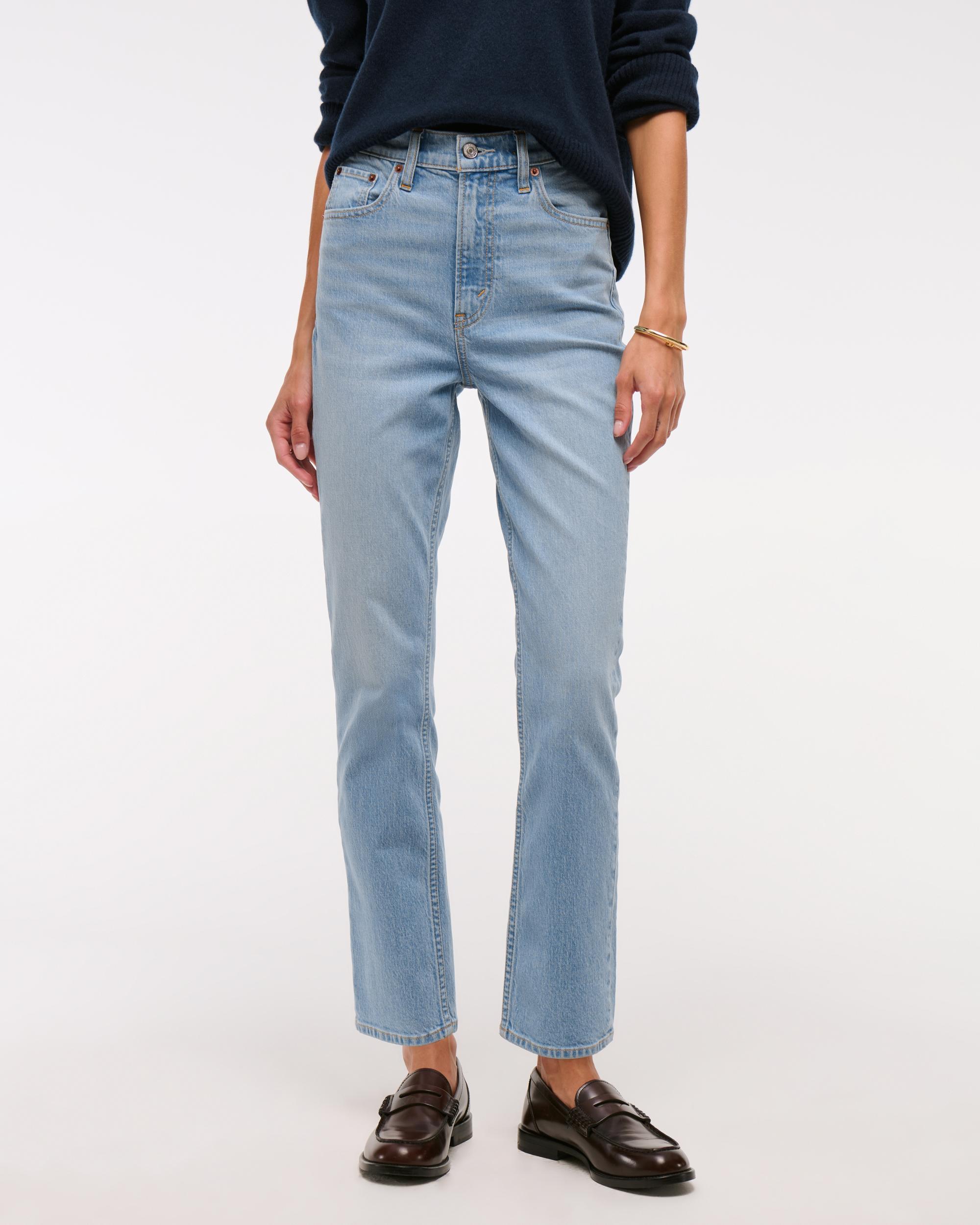 Ultra High Rise Ankle Straight Jean Product Image