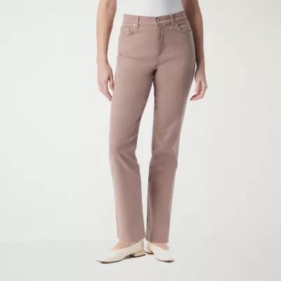 Gloria Vanderbilt Amanda Womens High Rise Straight Leg Jean Product Image