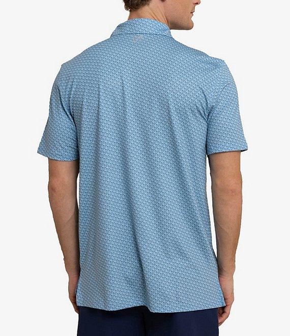 Southern Tide Performance Stretch Driver Vacation Views Printed Short Sleeve Polo Shirt Product Image