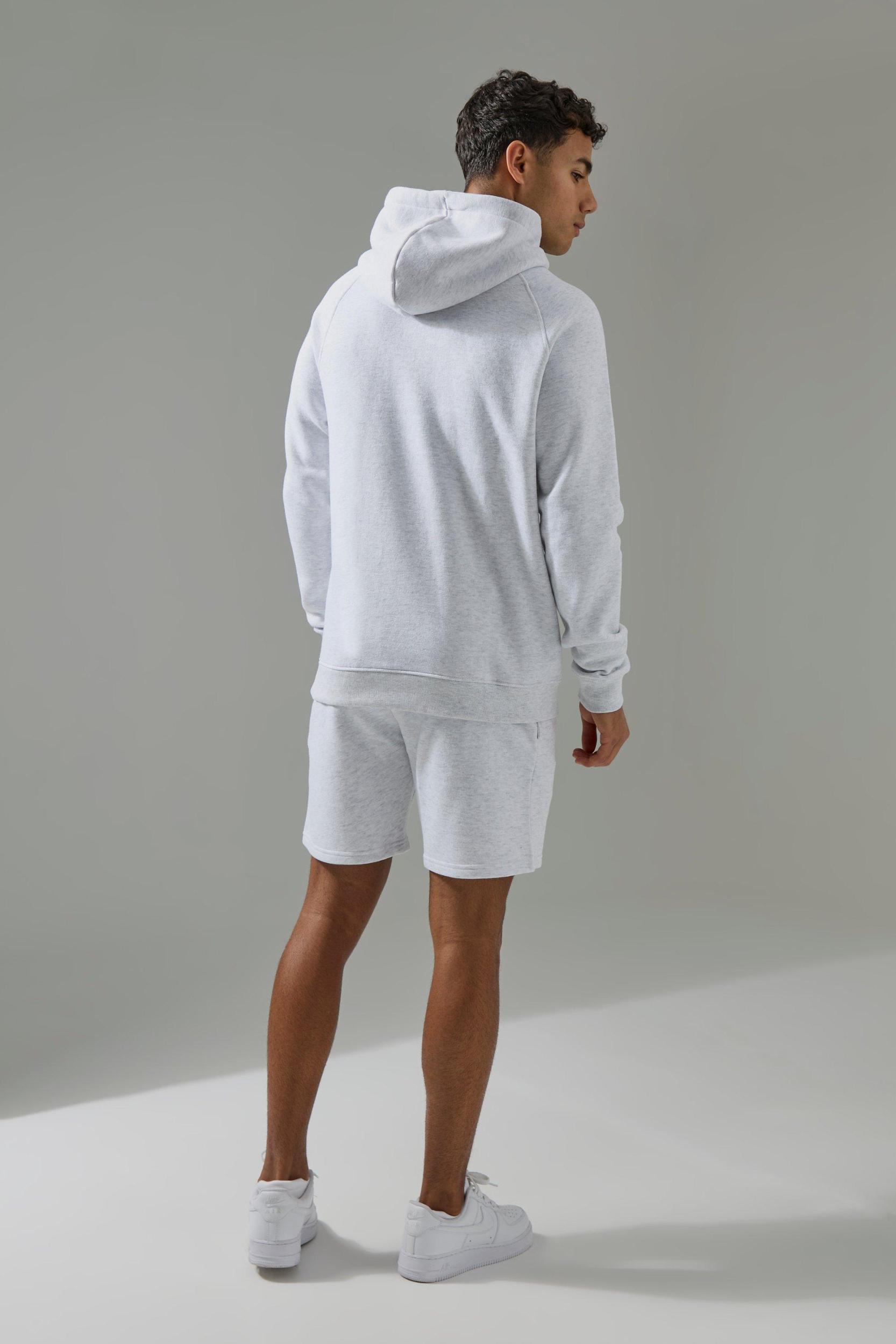 Man Active Hoodie & Short Tracksuit | boohooMAN USA Product Image