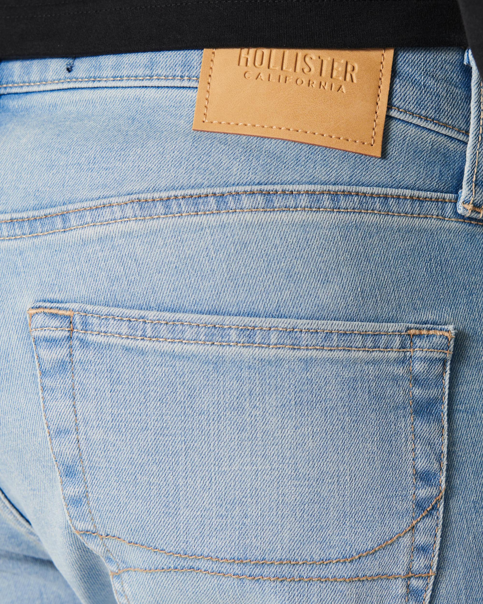 Light Wash Athletic Skinny Jeans Product Image