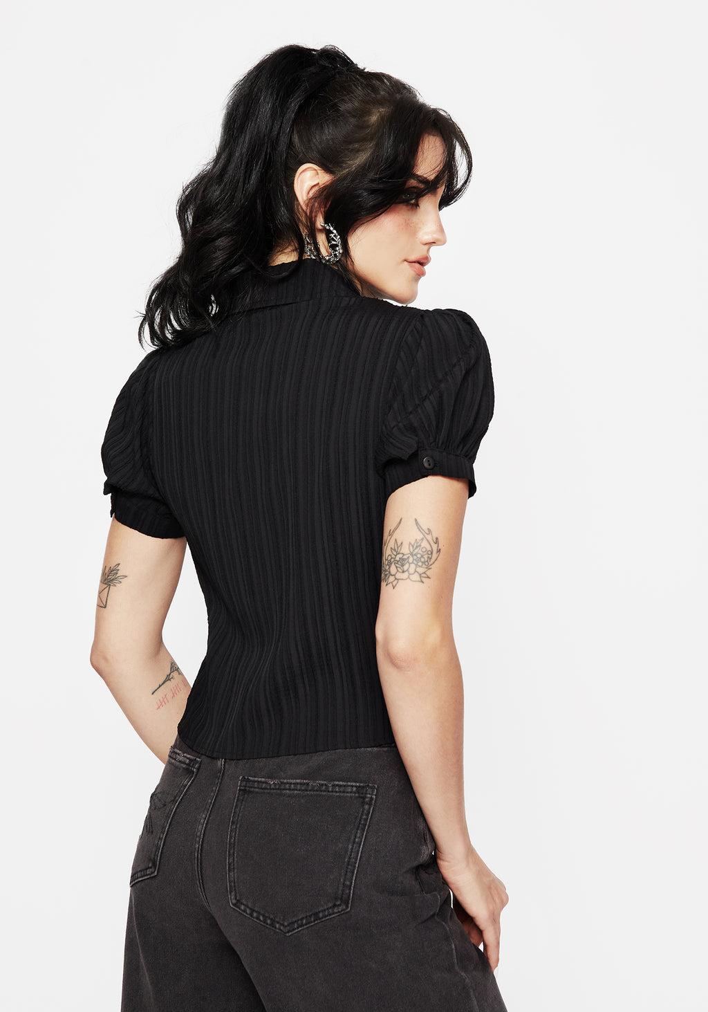 Alcina Puff Sleeve Crop Top Product Image