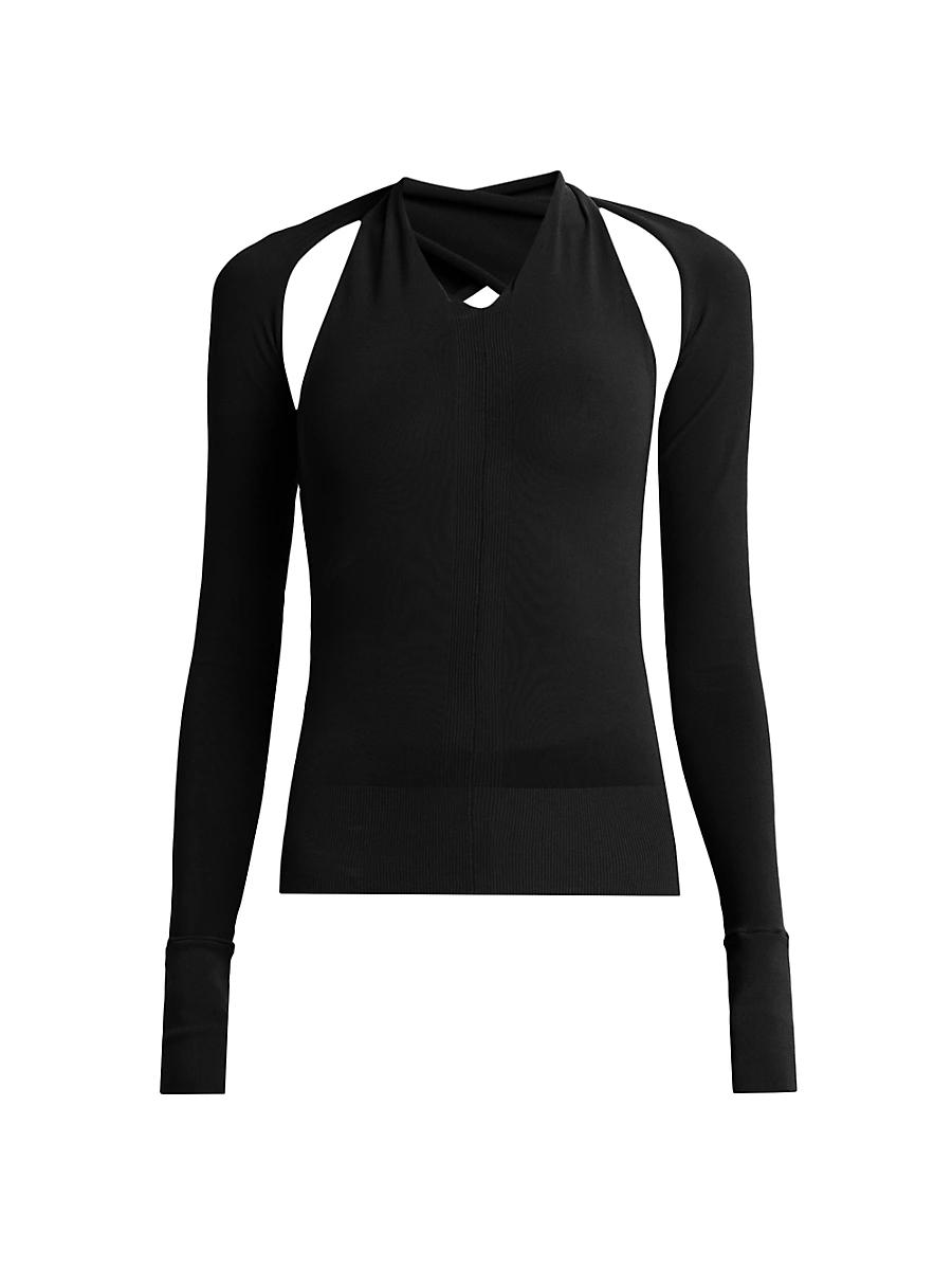 Womens Stretch Cut-Out Top Product Image