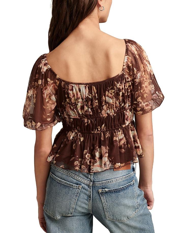 Women's Lucky Brand Mesh Date Night Top Product Image