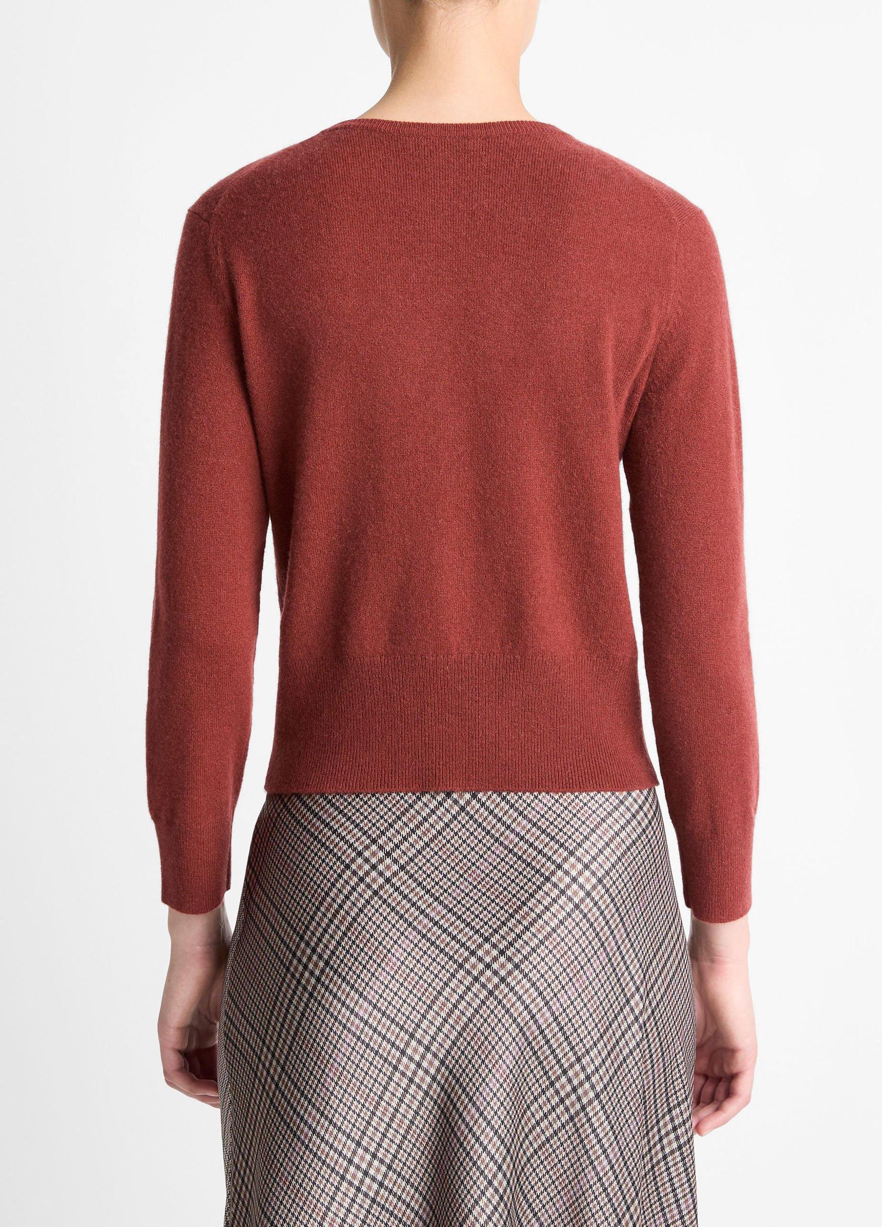 Metal-Button Wool & Cashmere-Blend Cardigan Product Image