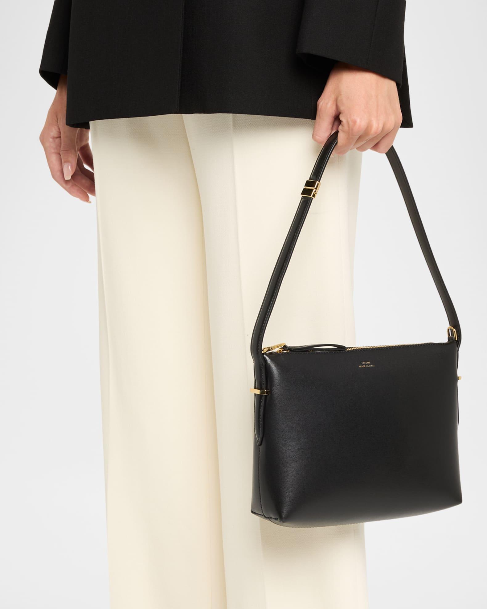 Bevel Leather Wristlet Bag Product Image