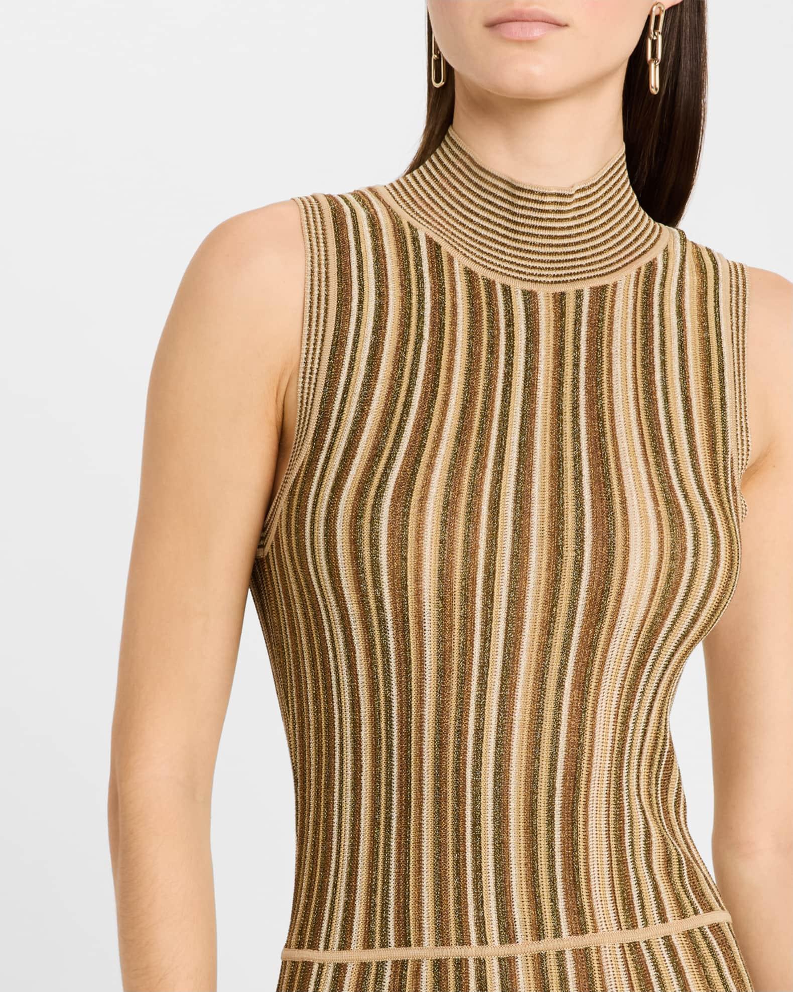 Anna Stripe Sleeveless Maxi Dress Product Image