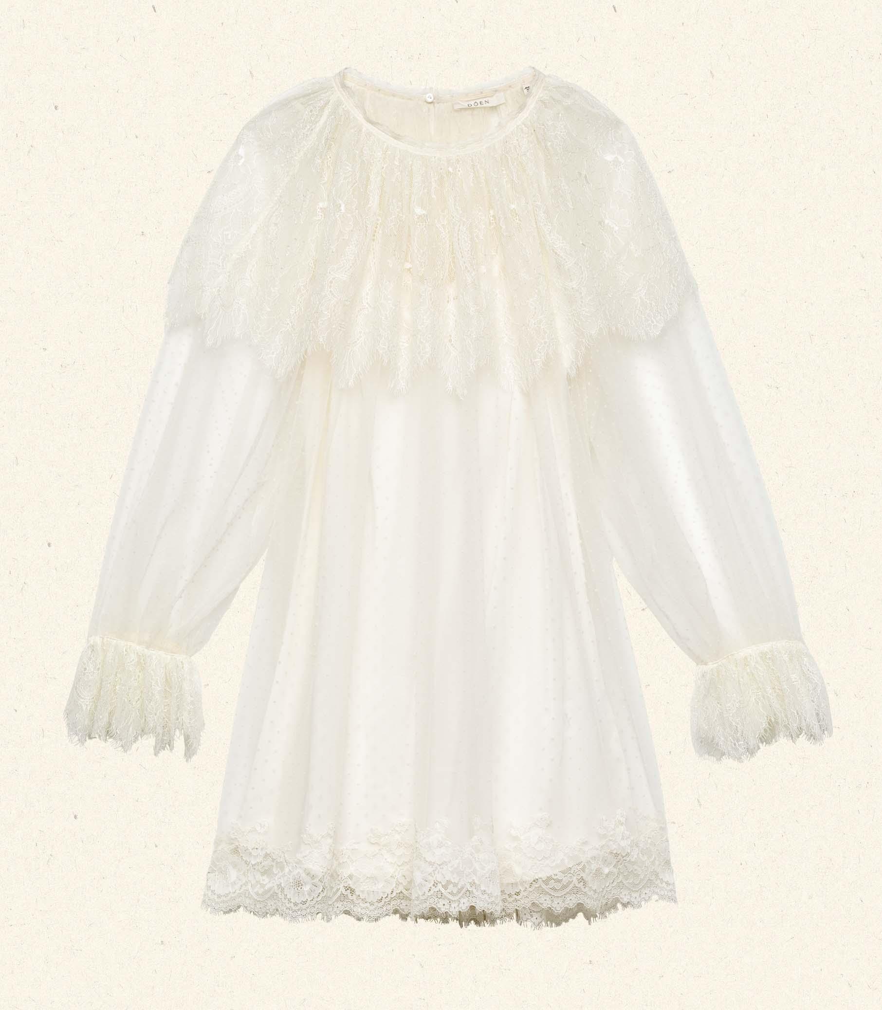 LILITH DRESS -- CREME DE LUNE Product Image