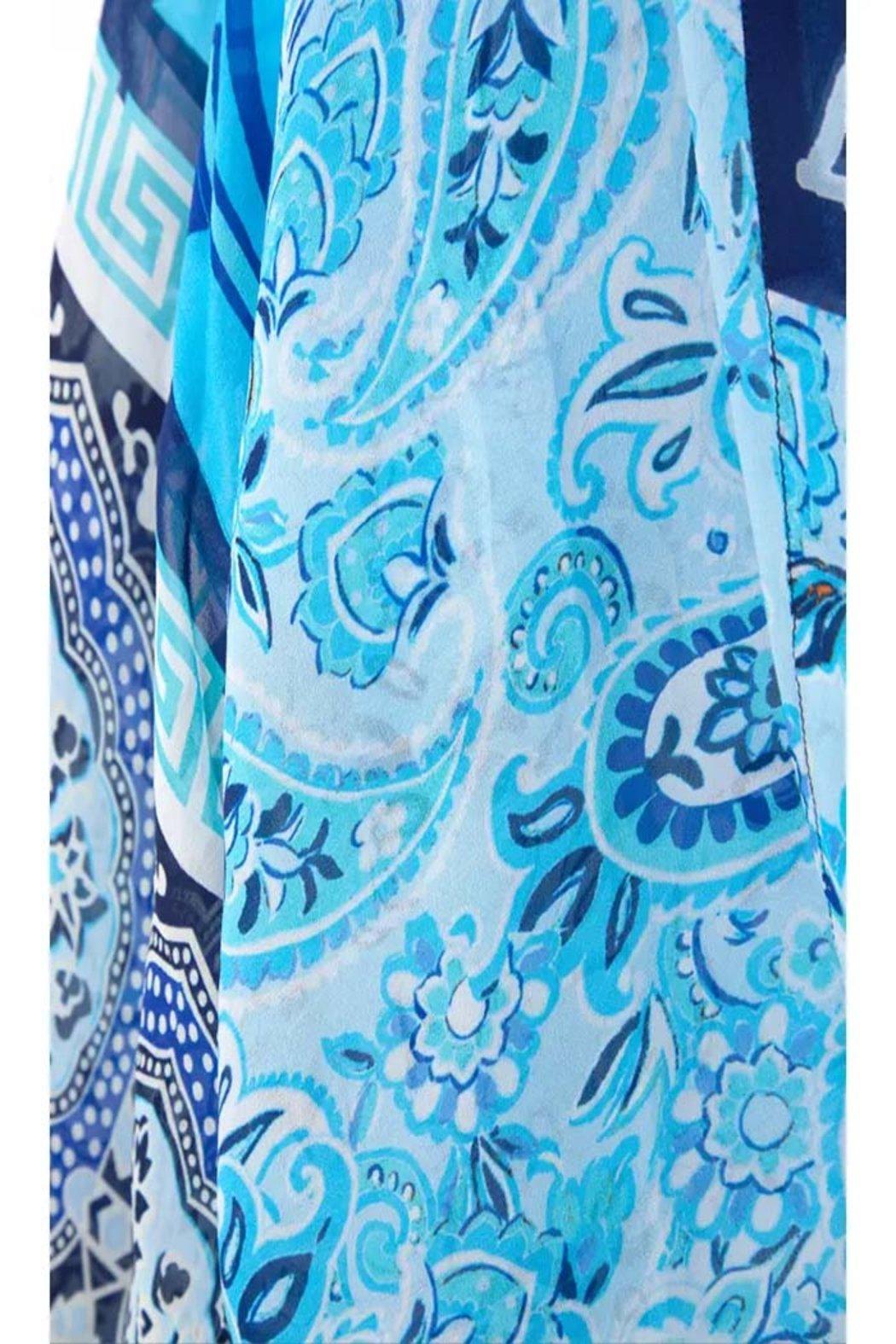 Flare Sleeve Tie Front Kimono Product Image