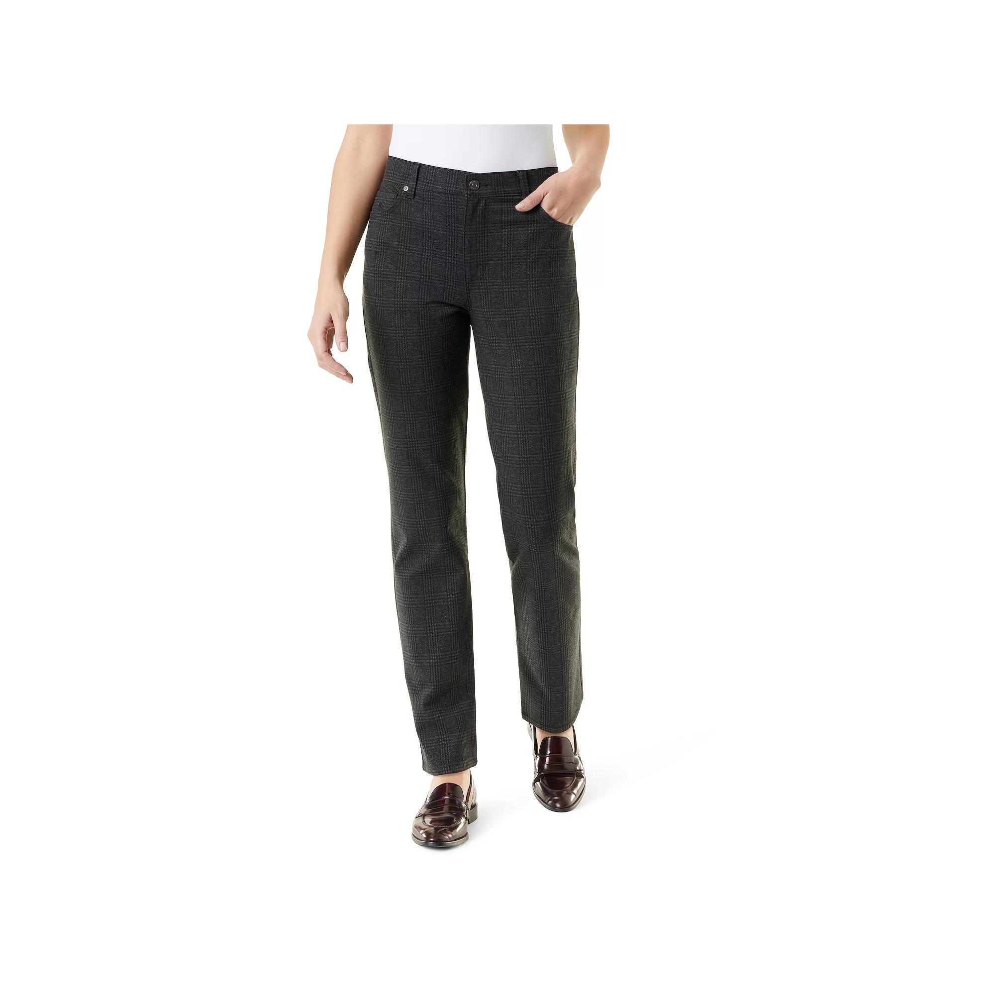 Petite Gloria Vanderbilt Amanda Ponte Pants, Womens Product Image