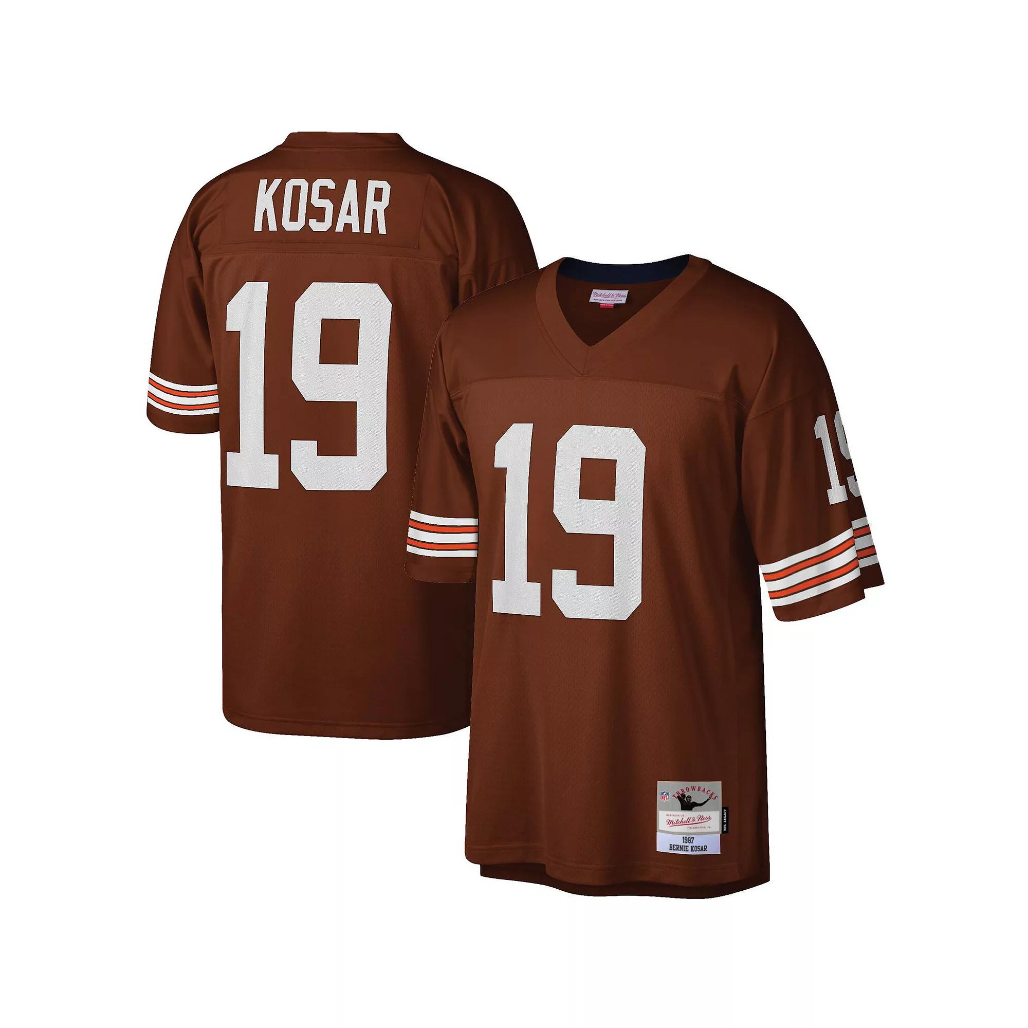 Men's Mitchell & Ness Bernie Kosar Brown Cleveland Browns Legacy Replica Jersey,  Product Image