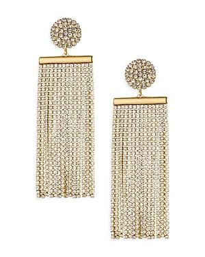 Ettika All The Movement Fringe Drop Earrings in 18K Gold Plate Product Image