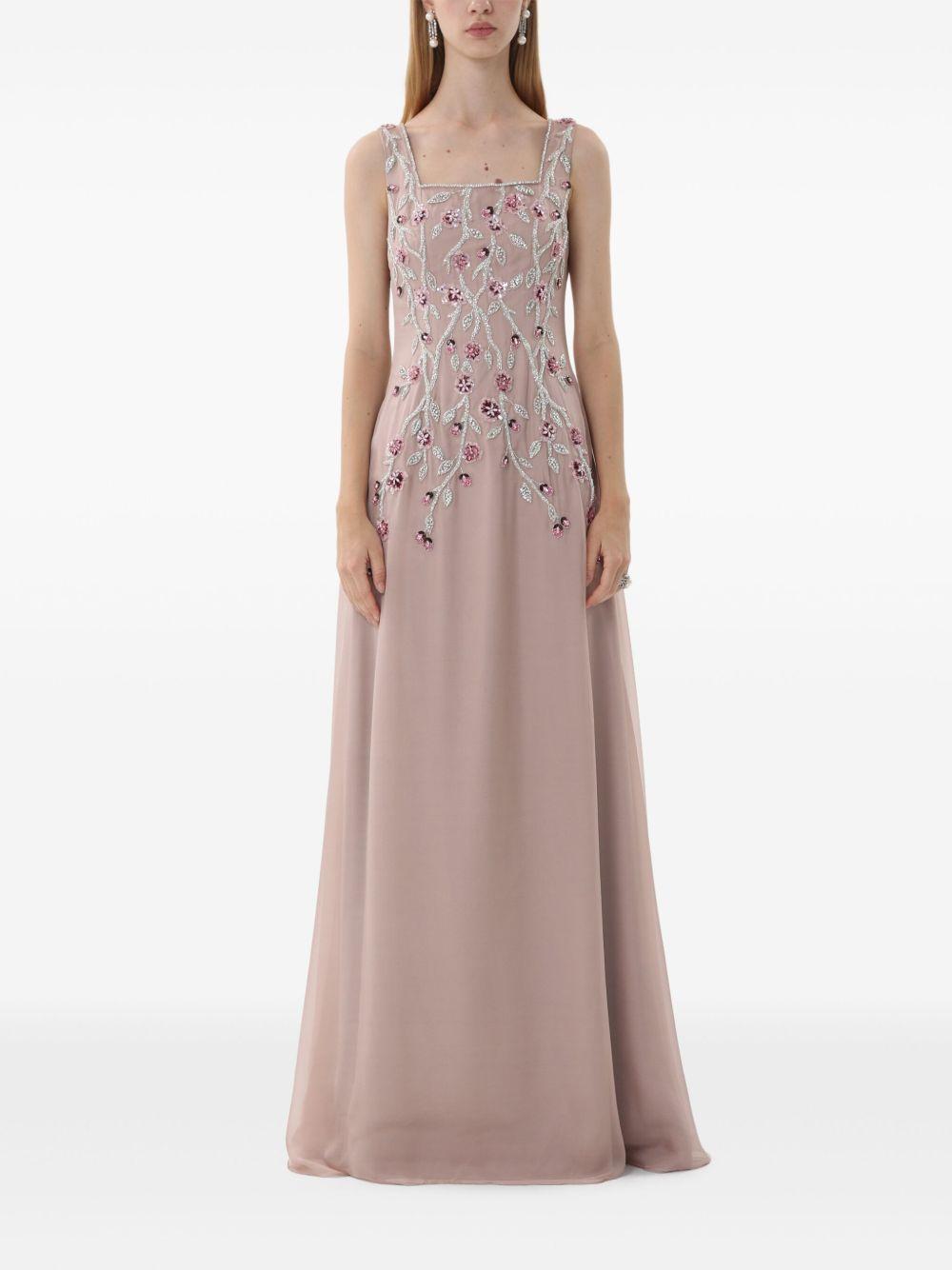 embroidered gown Product Image