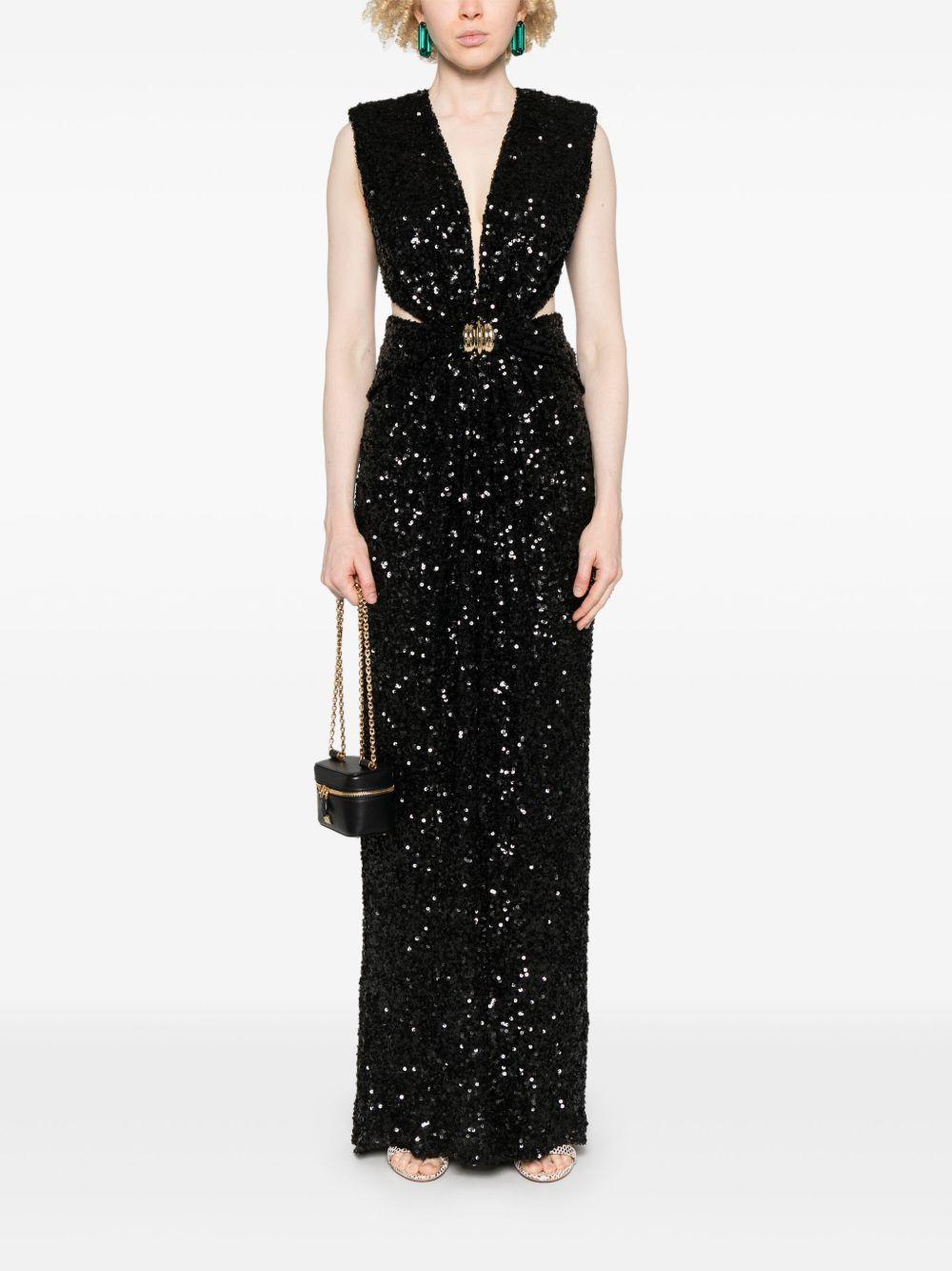 sequin-embellished gown Product Image