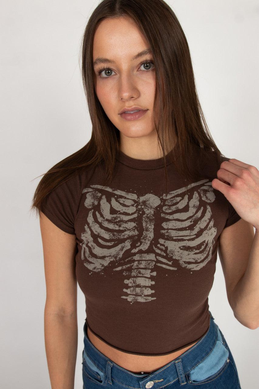 Ribcage Crop Tee Product Image