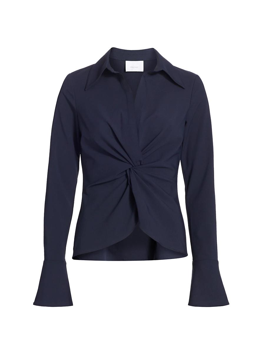 Womens Mckenna Twist-Front Blouse Product Image