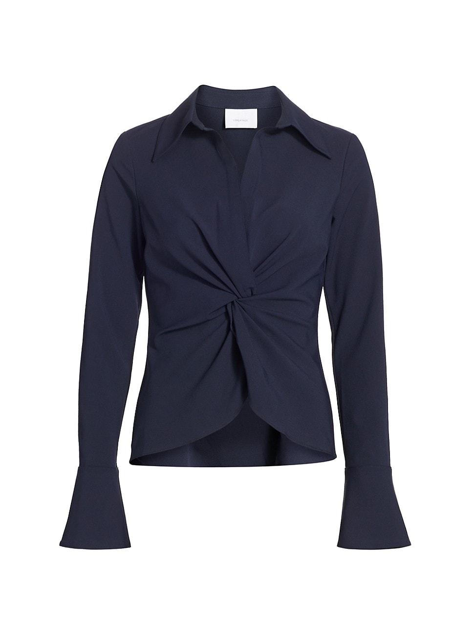 Womens Mckenna Twist-Front Blouse Product Image