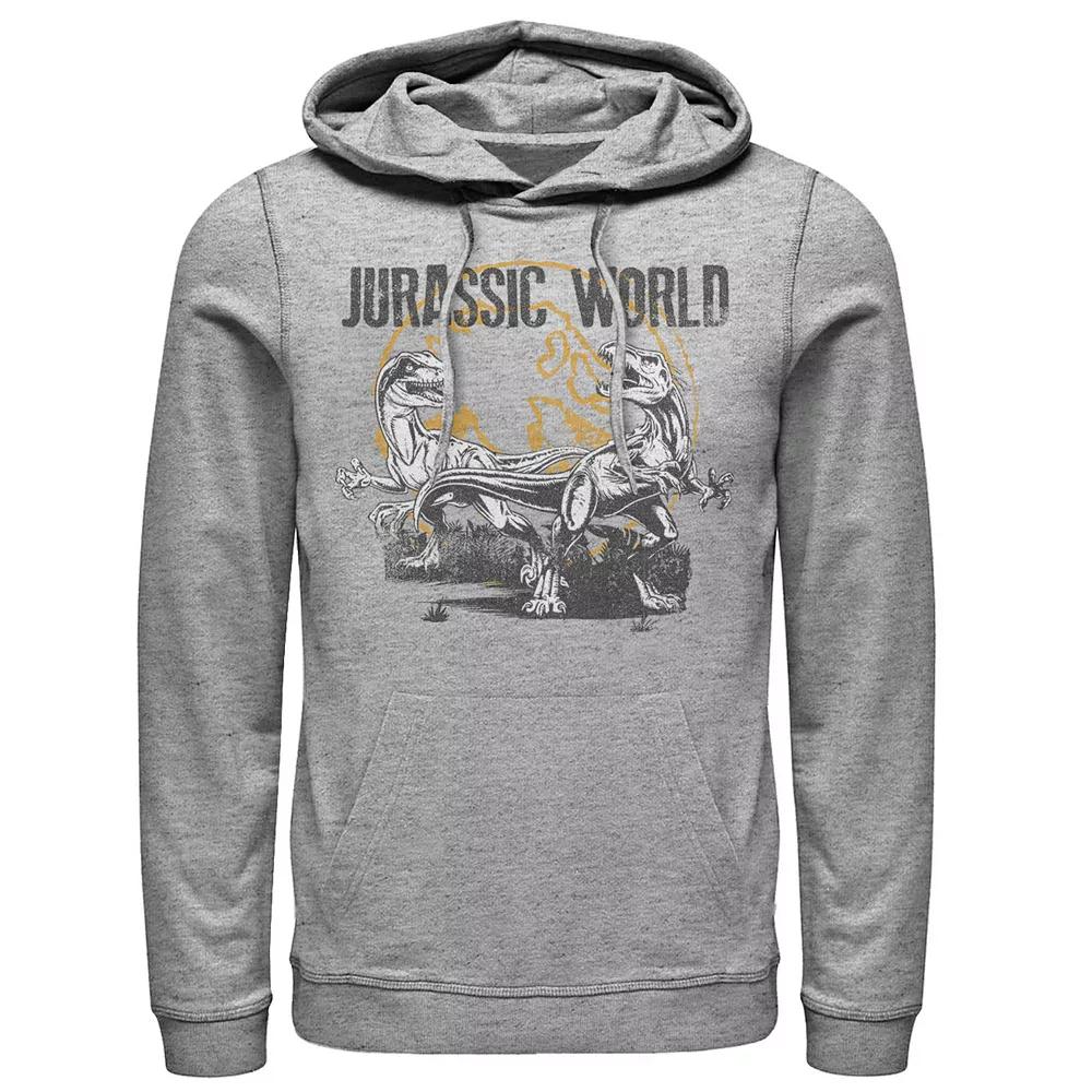 Men's Jurassic World Distressed Raptor Battle Hoodie,  Product Image