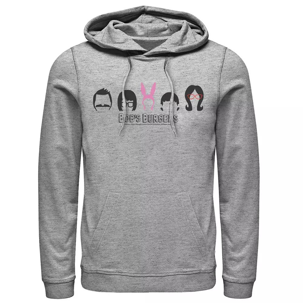 Men's Bob's Burgers Family Hair Hoodie,  Product Image