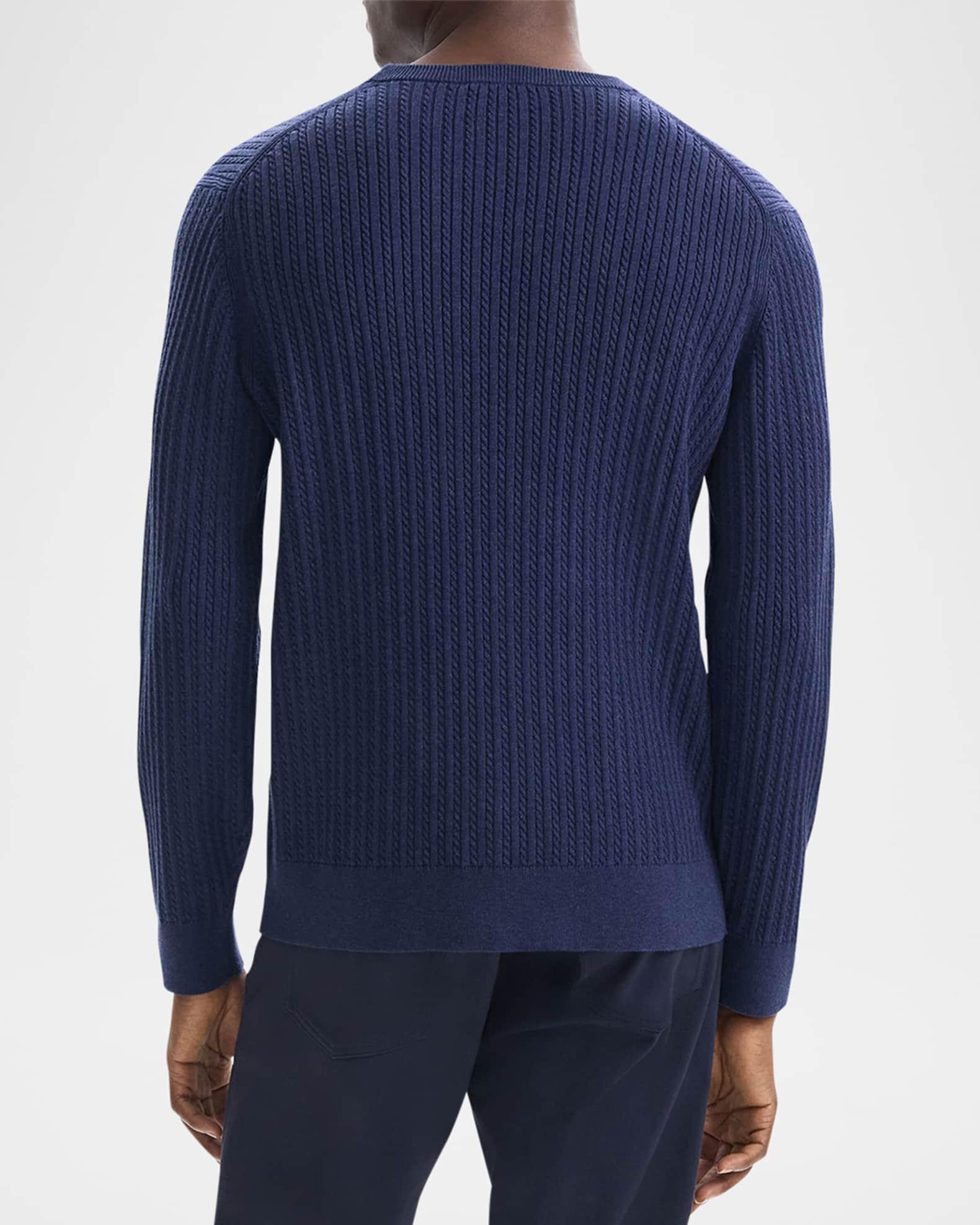 Men's Riland Cable-Knit Crewneck Sweater Product Image
