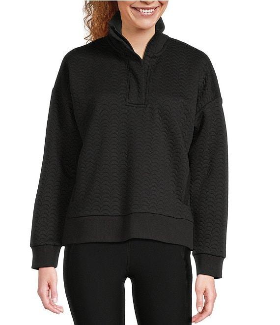 Kinesis Coordinating Half Zip Long Sleeve Quilted Pullover Product Image