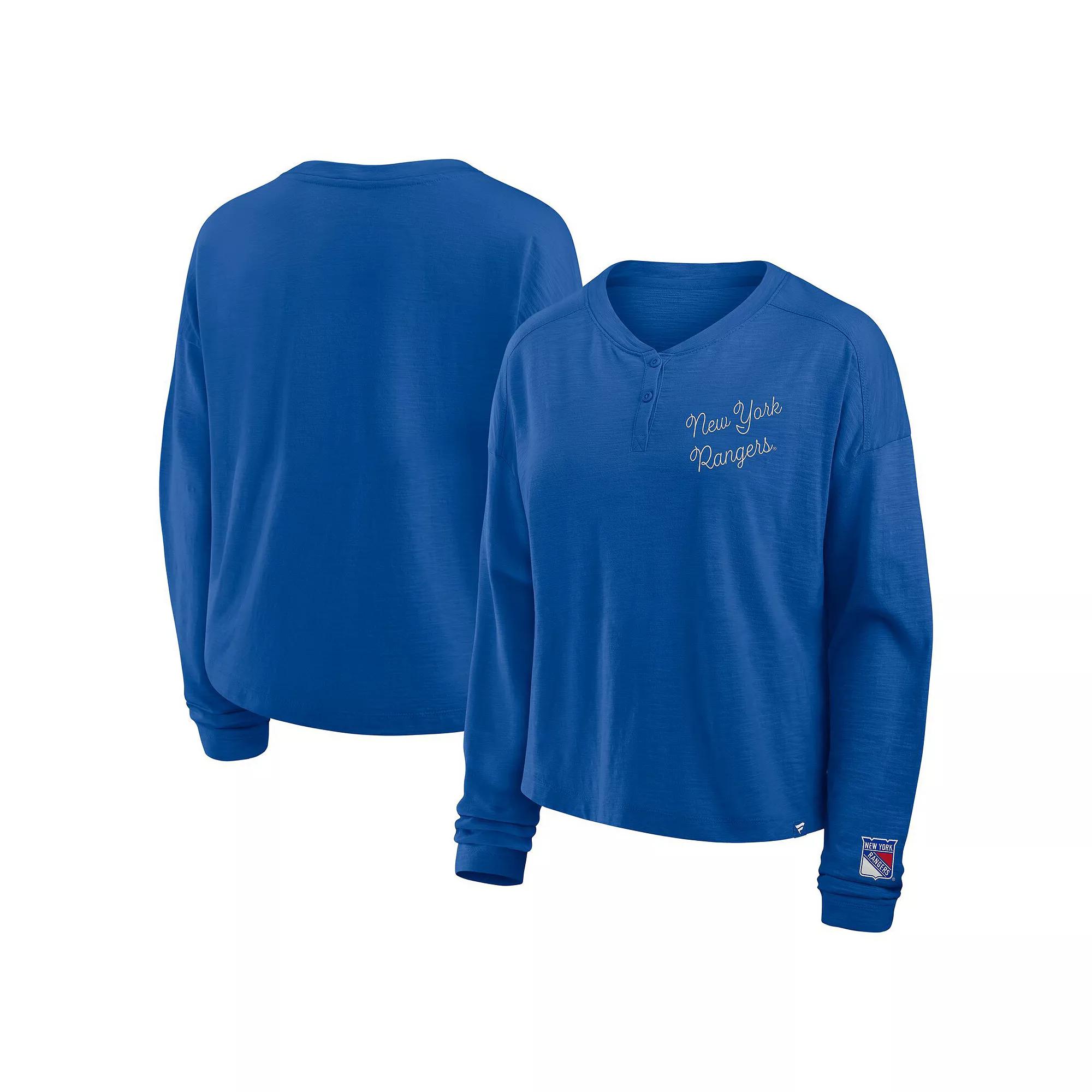 Women's Fanatics Blue New York Rangers Over Product Image