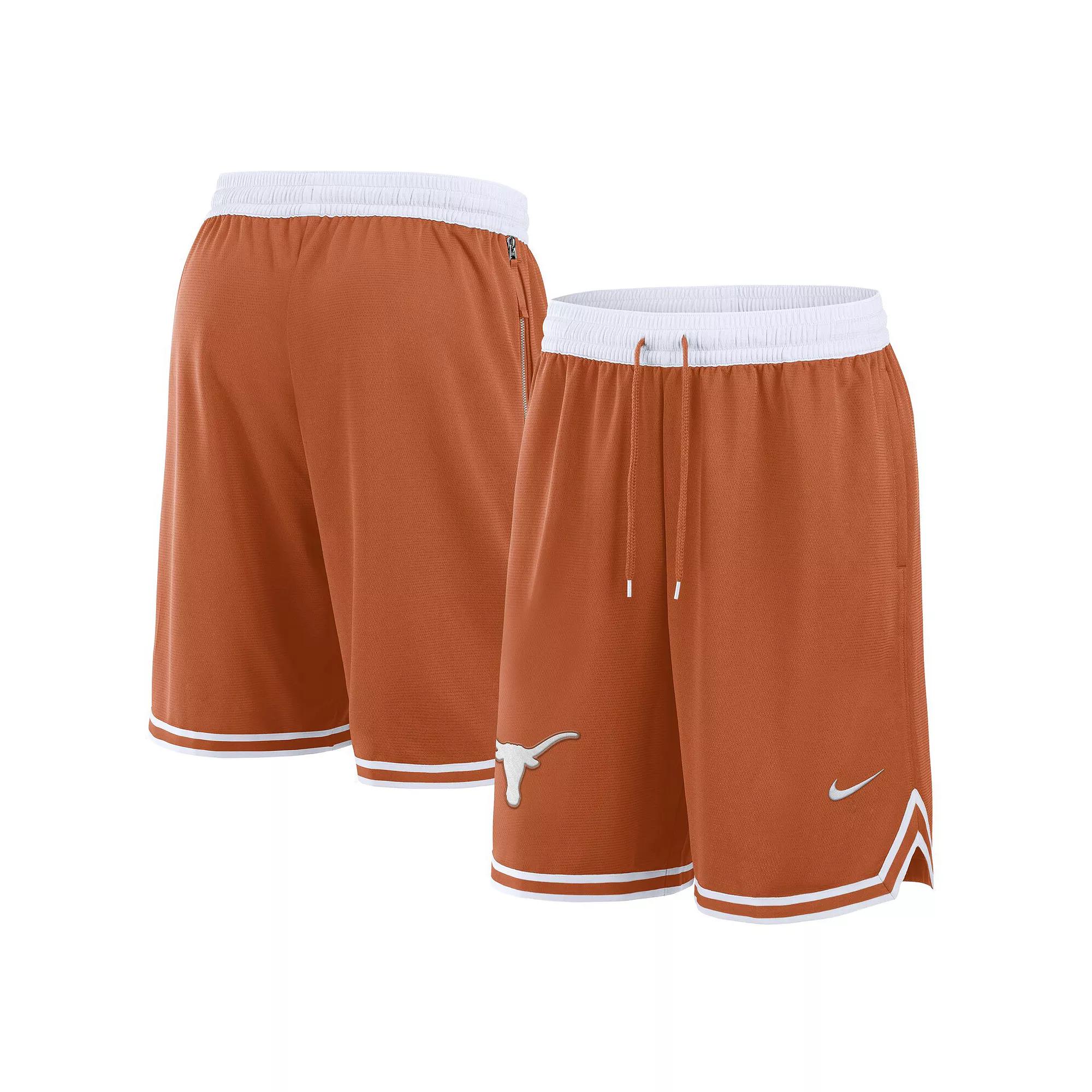 Men's  Nike Texas Orange Texas Longhorns Performance Basketball Shorts, Size: Medium, Team Product Image