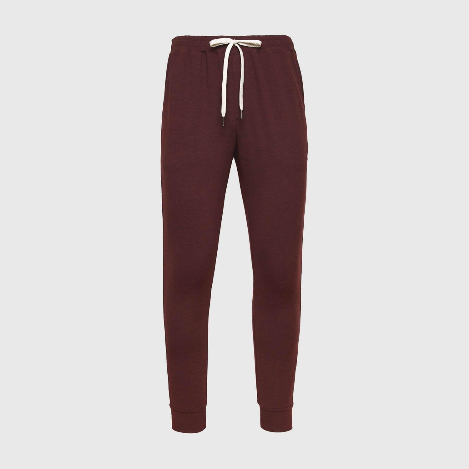 Dark Heather Burgundy Active Joggers Product Image