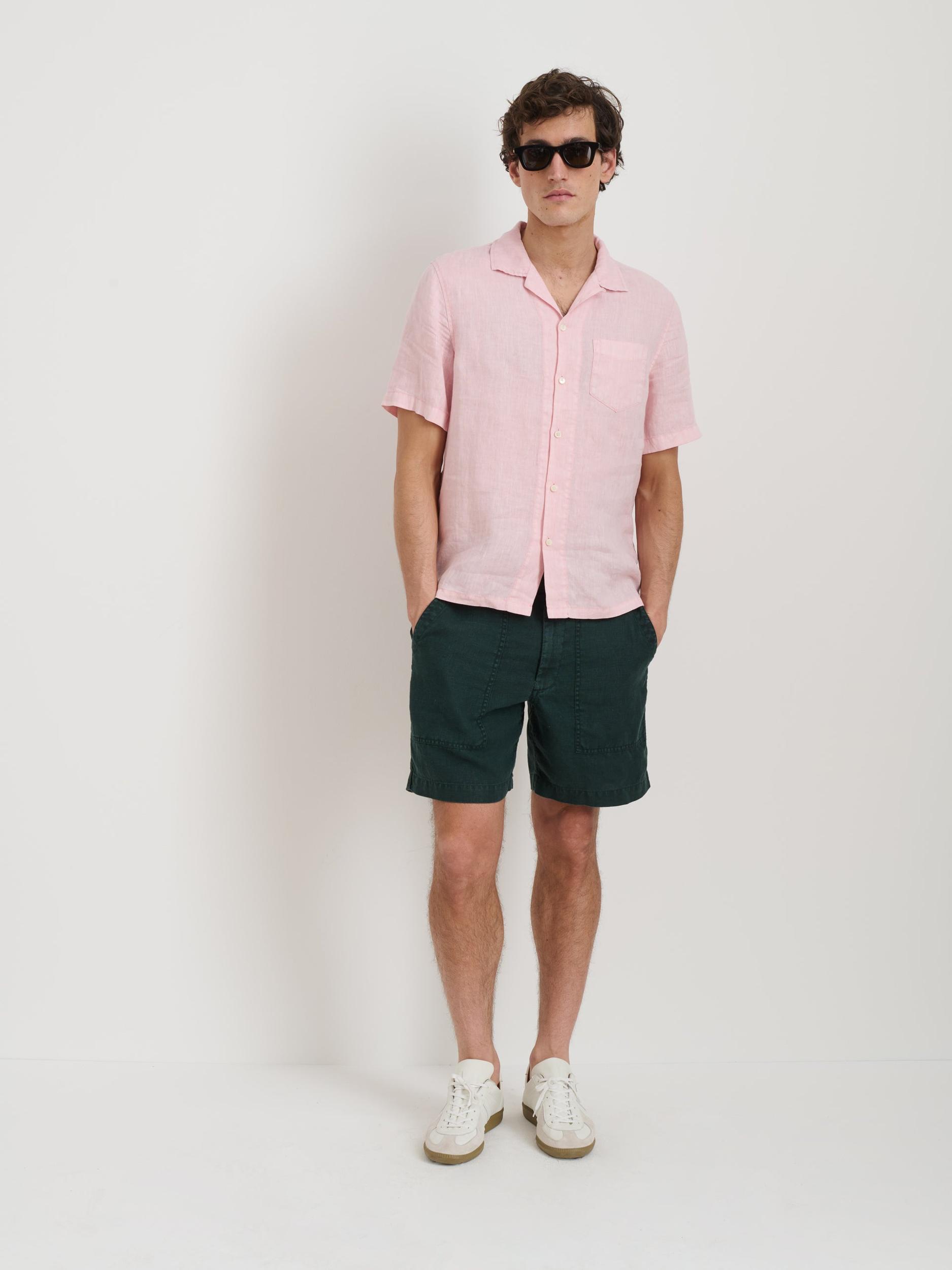 Garment Dyed Pull On Field Short In Linen Product Image