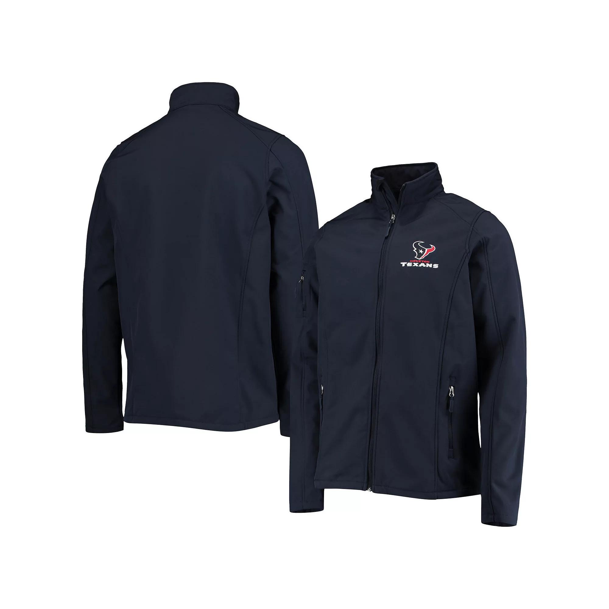 Men's Dunbrooke Navy Houston Texans Big & Tall Sonoma Softshell Full-Zip Jacket,  Product Image