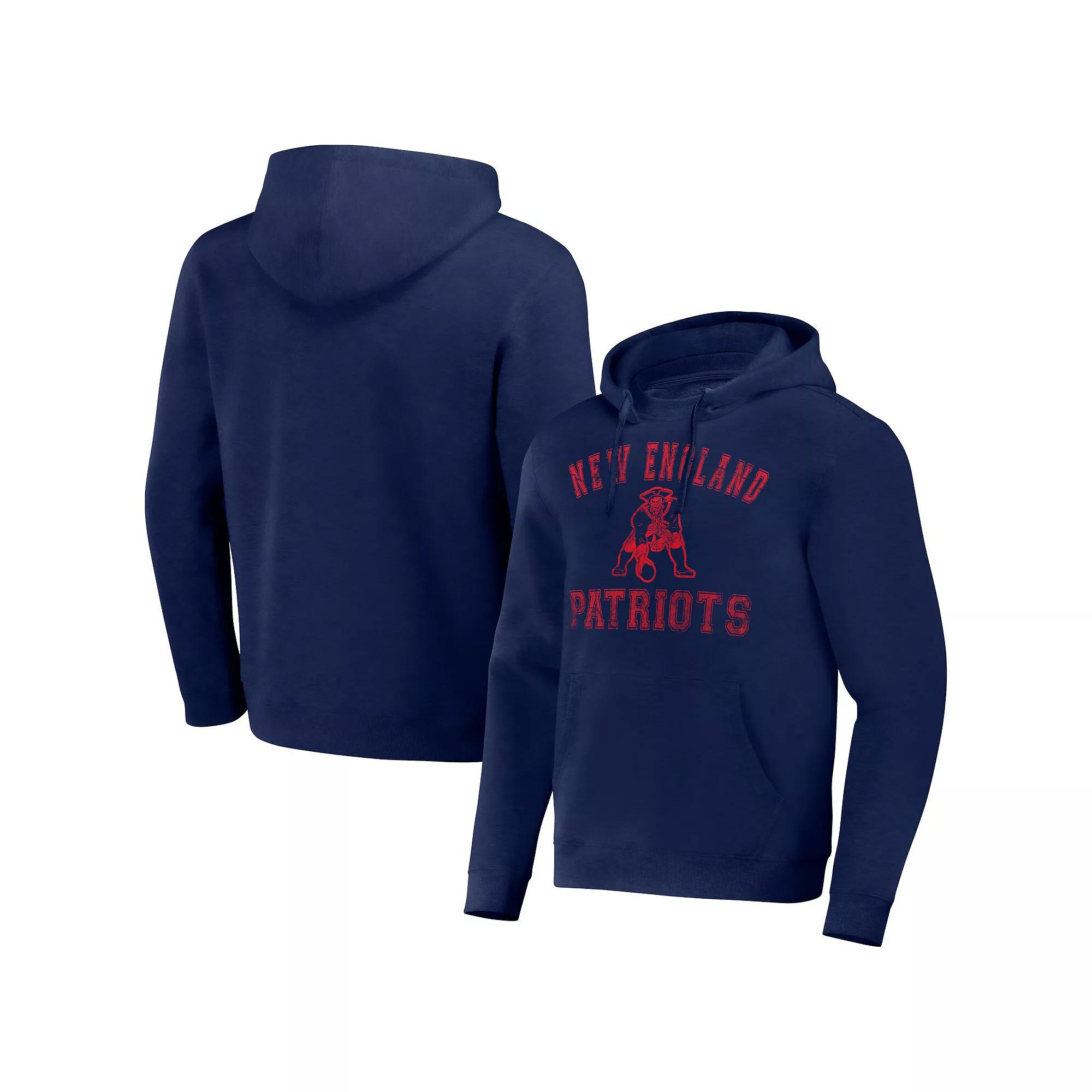 Men's NFL x Darius Rucker Collection by Fanatics Navy Houston Texans Coaches Pullover Hoodie,  Product Image