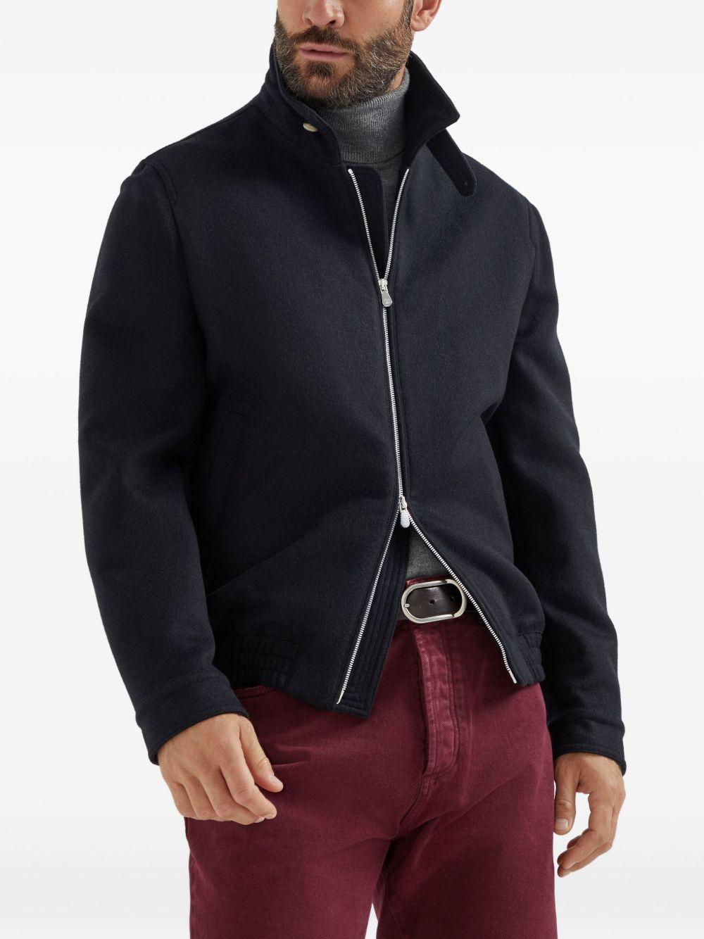 wool bomber jacket Product Image