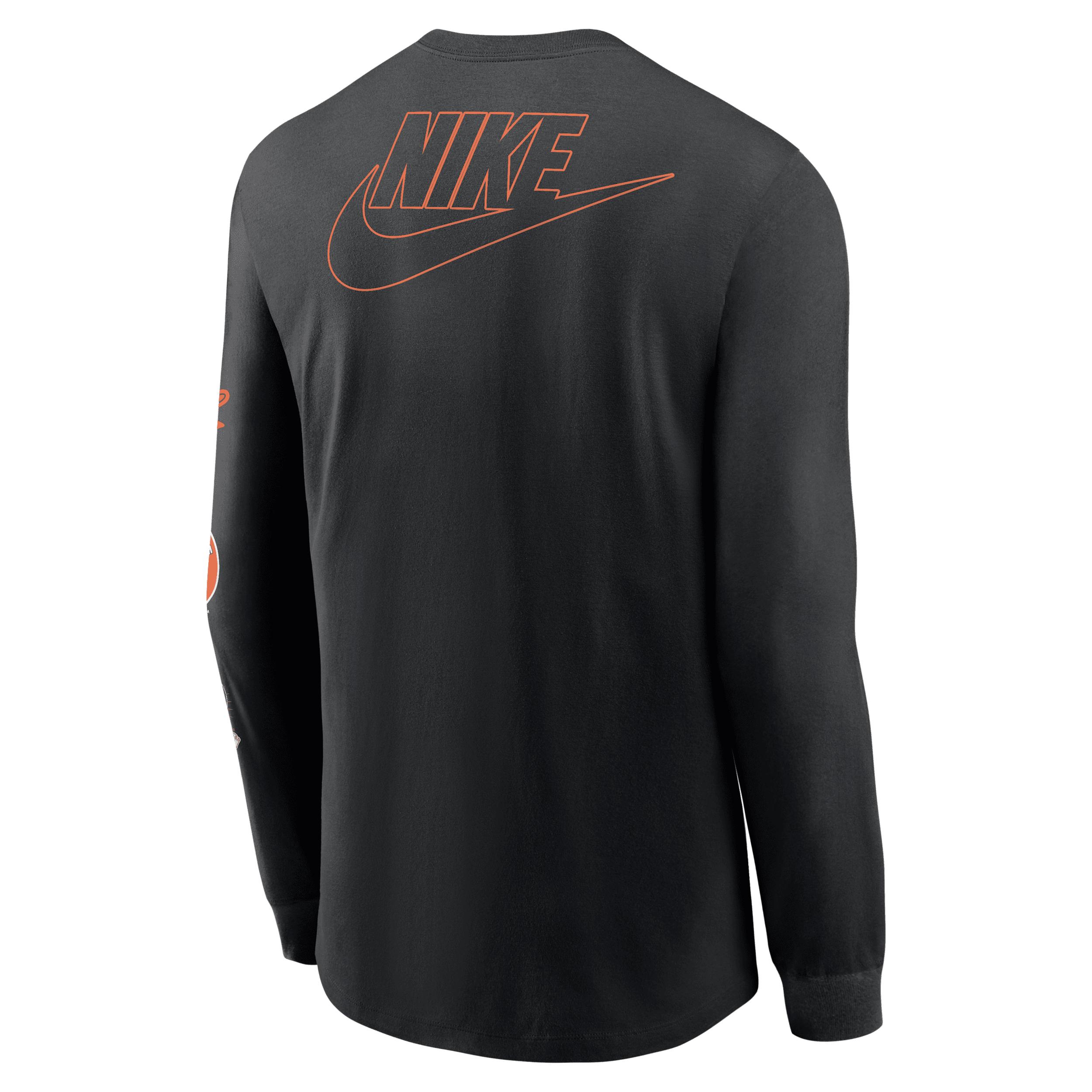 Baltimore Orioles Cooperstown Knockout Nike Men's MLB Long-Sleeve T-Shirt Product Image