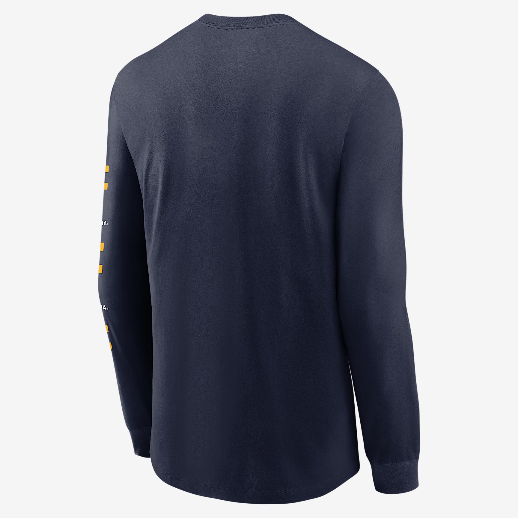 West Virginia Campus Classic Location Men's Nike College Long-Sleeve T-Shirt Product Image